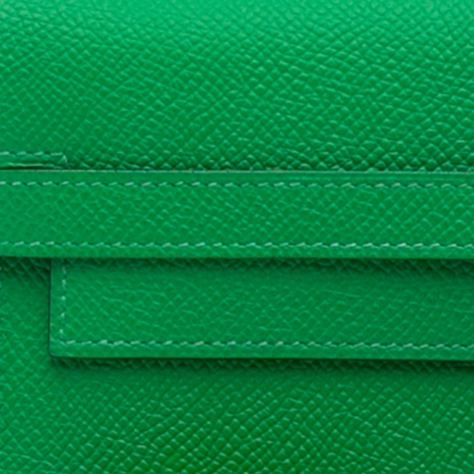 Hermes Hermès Epsom Kelly Longue Wallet Green Size ONE SIZE - 5 Thumbnail