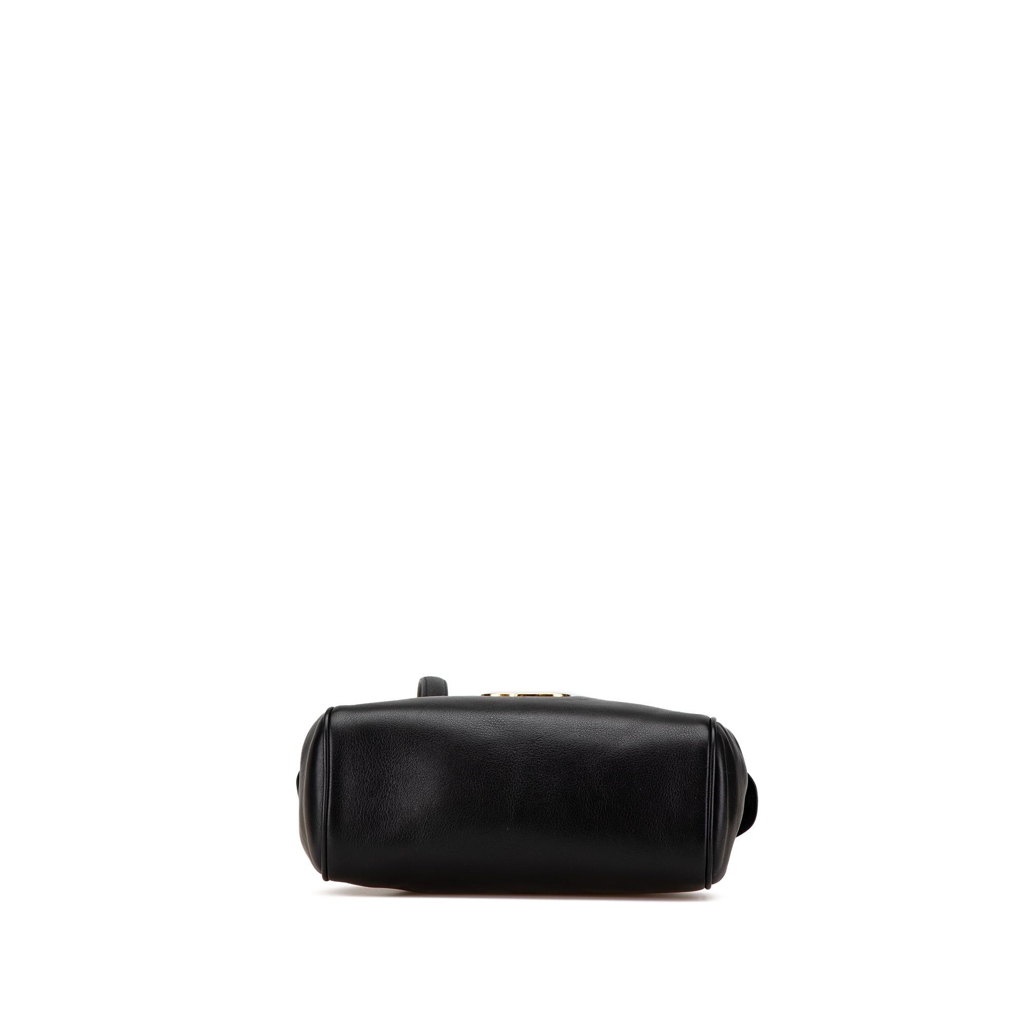 Dior Dior Leather CD Logo Shoulder Bag Black Size ONE SIZE - 3 Thumbnail