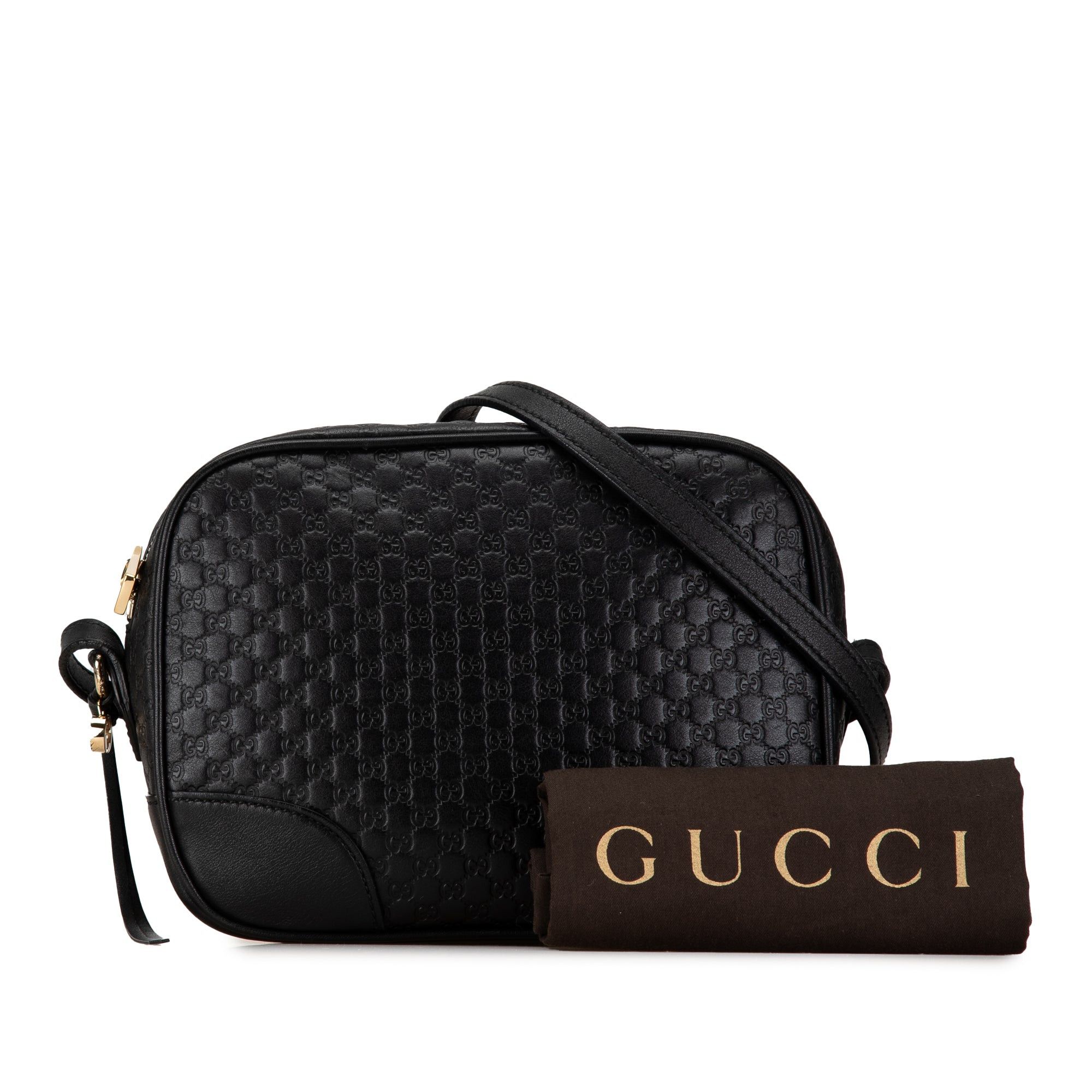 Gucci Gucci Microguccissima Bree Crossbody Black Size ONE SIZE - 14 Thumbnail