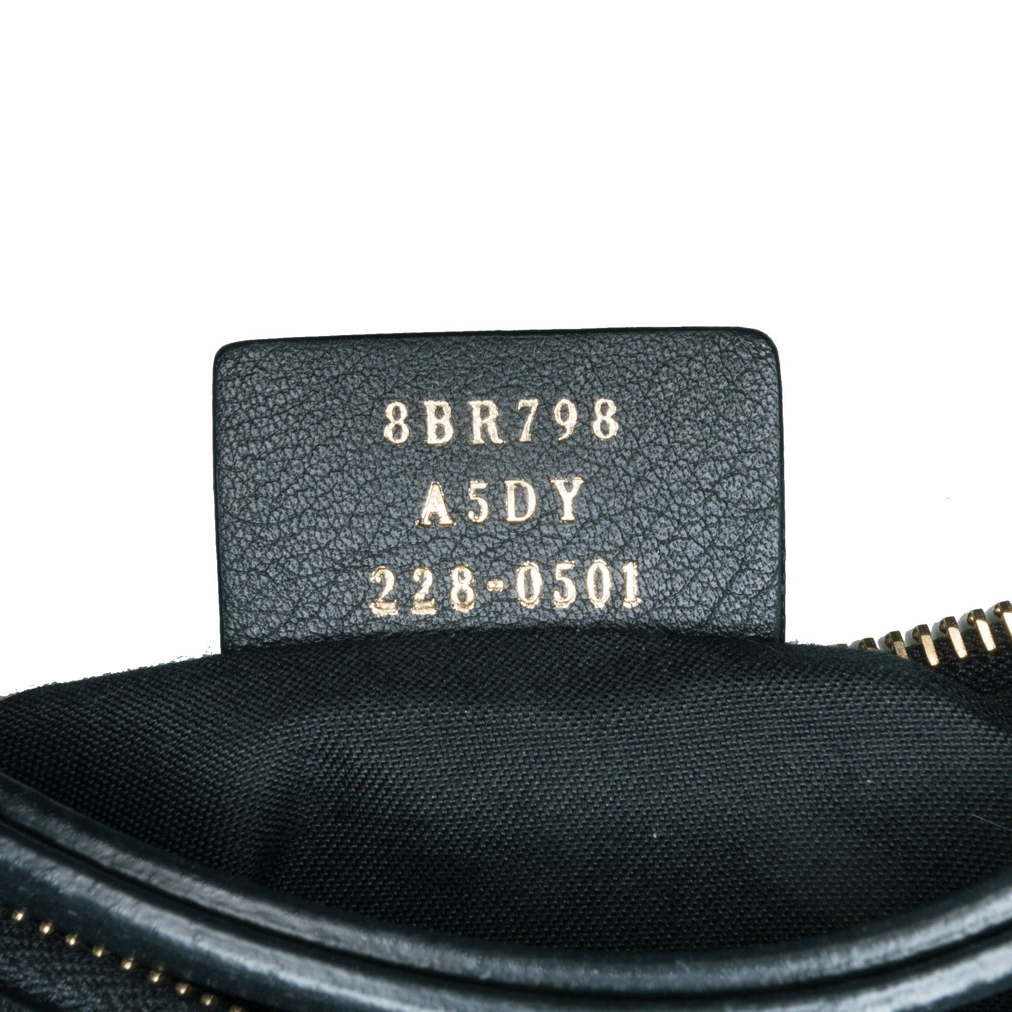 Fendi Fendi Medium Leather Fendigraphy Hobo Black Size ONE SIZE - 6 Thumbnail