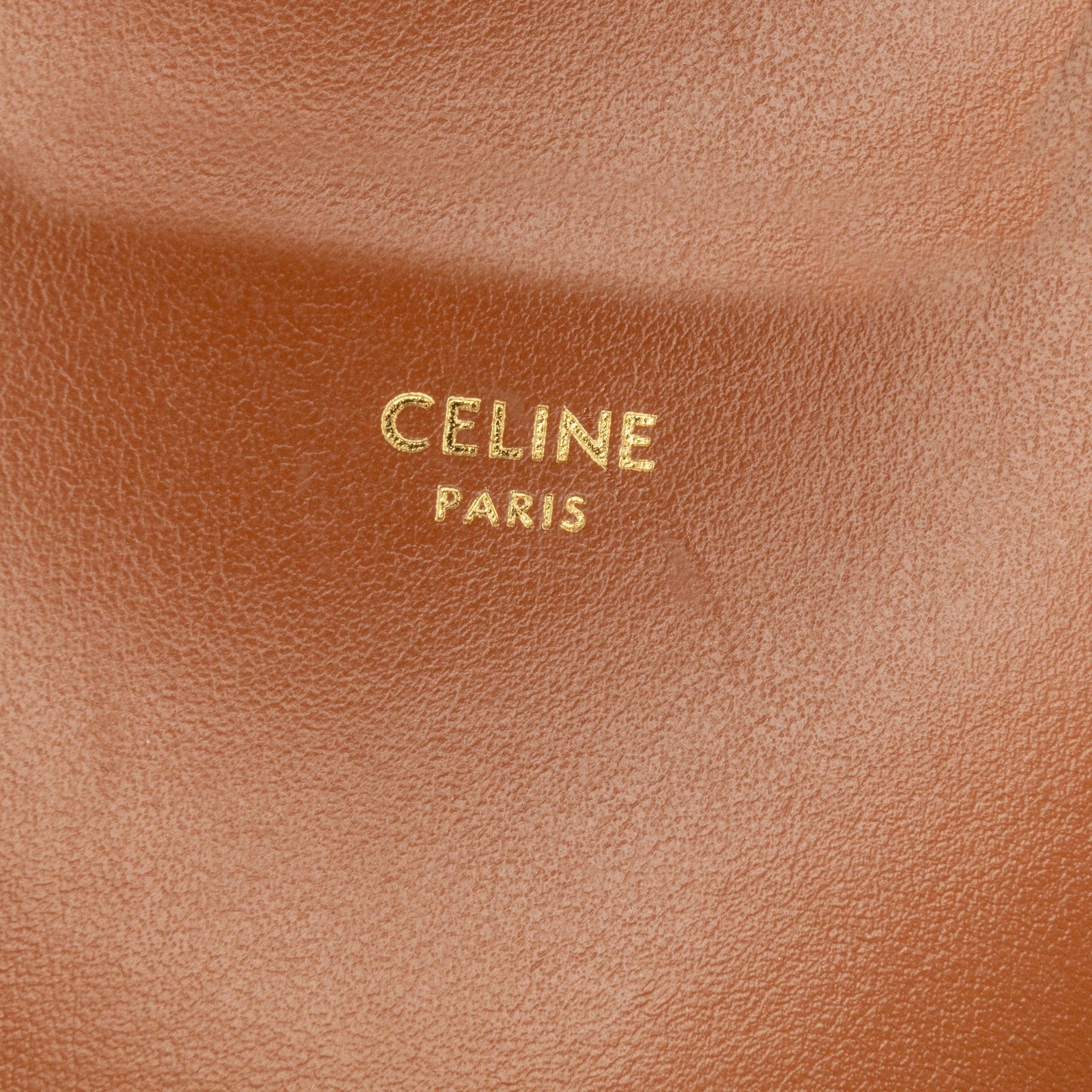 Celine Celine Triomphe Coated Canvas Multi Pochette Brown Size ONE SIZE - 5 Thumbnail