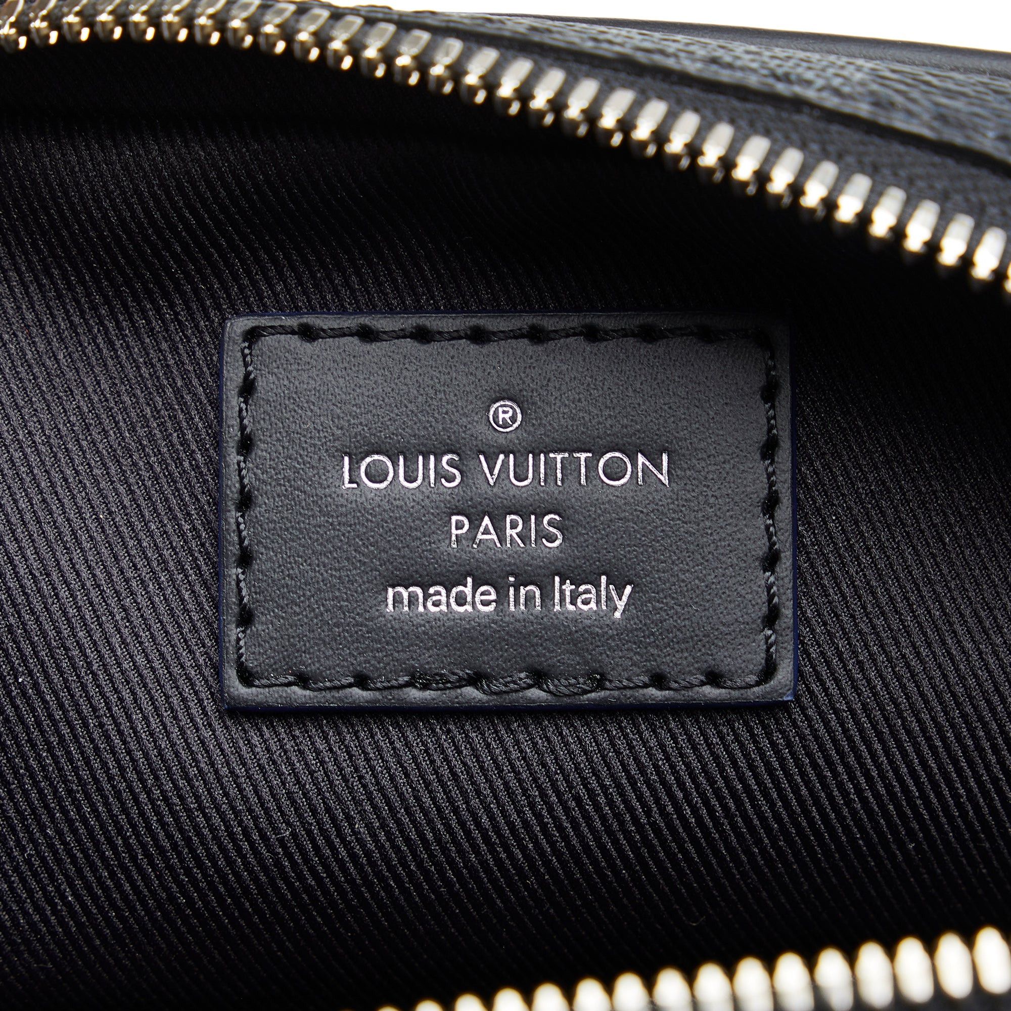 Louis Vuitton Louis Vuitton Damier Graphite Renaissance Map Danube Slim PM Black Size ONE SIZE - 6 Thumbnail