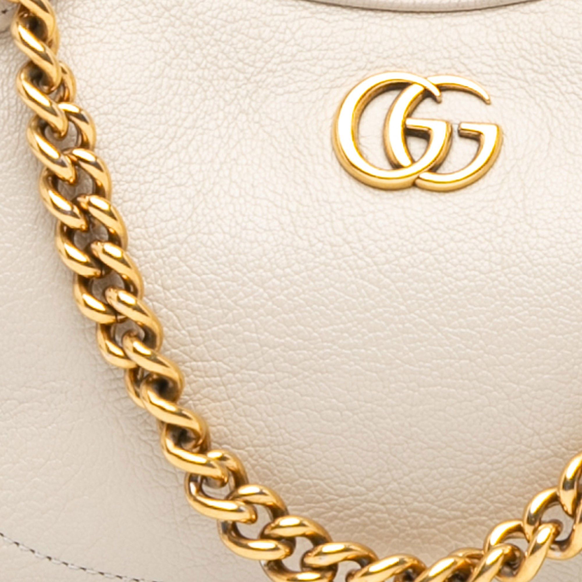 Gucci Gucci Small Calfskin Aphrodite Shoulder Bag White Size ONE SIZE - 7 Thumbnail