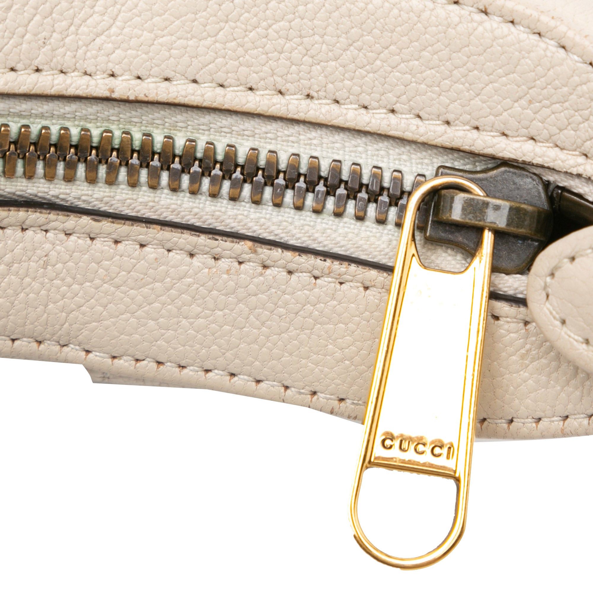 Gucci Gucci Small Calfskin Aphrodite Shoulder Bag White Size ONE SIZE - 9 Thumbnail