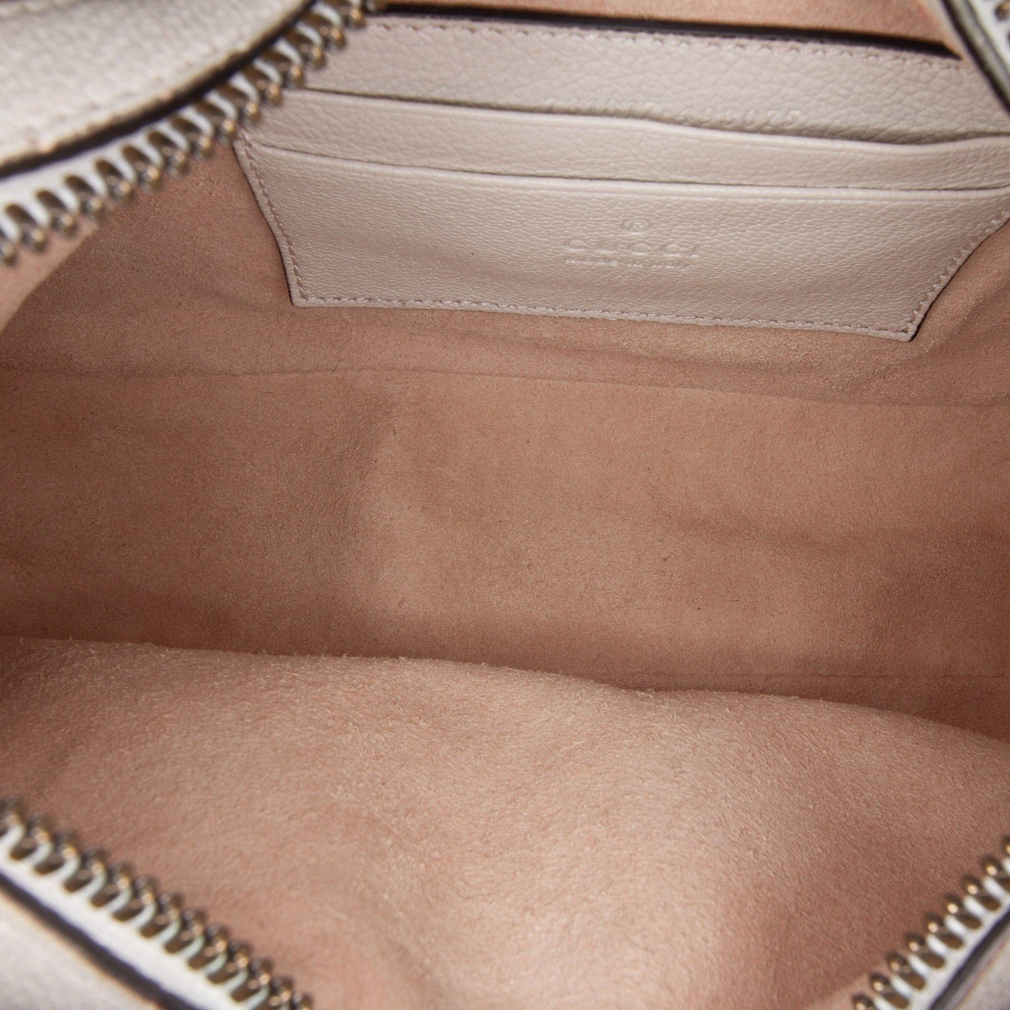 Gucci Gucci Small Calfskin Aphrodite Shoulder Bag White Size ONE SIZE - 4 Thumbnail