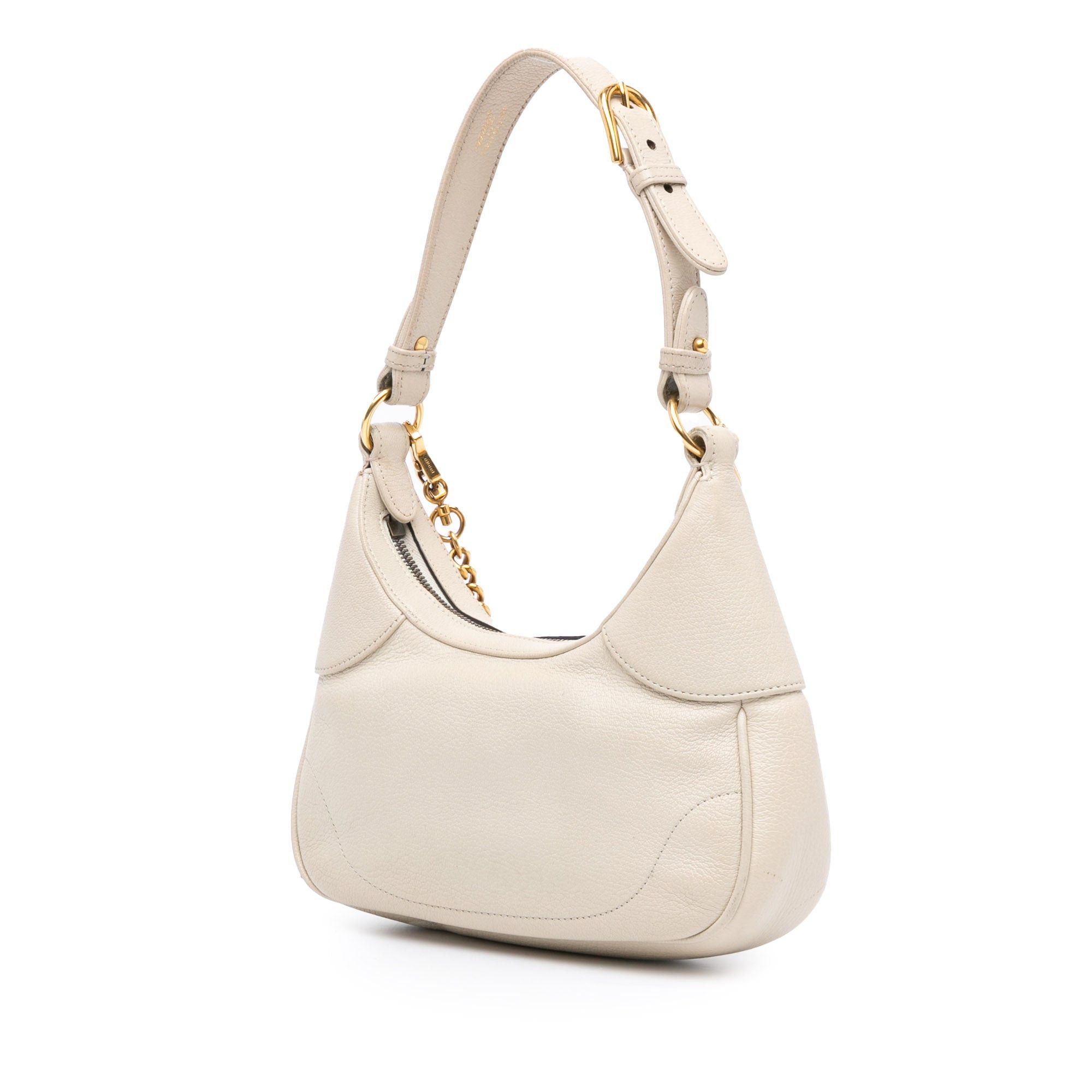 Gucci Gucci Small Calfskin Aphrodite Shoulder Bag White Size ONE SIZE - 2 Thumbnail