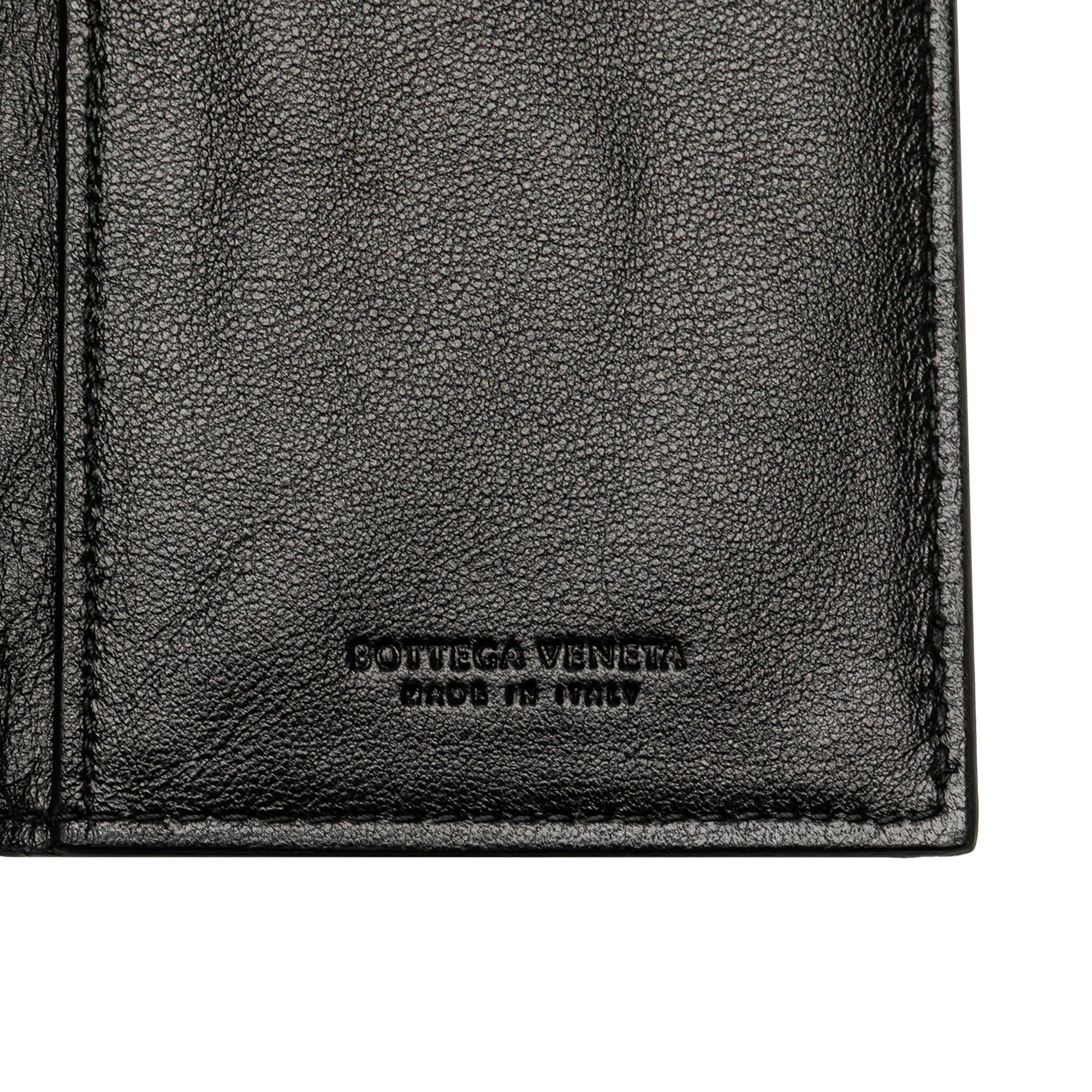 Bottega Veneta Bottega Veneta Nappa Intrecciato Bifold Card Case Black Size ONE SIZE - 5 Thumbnail