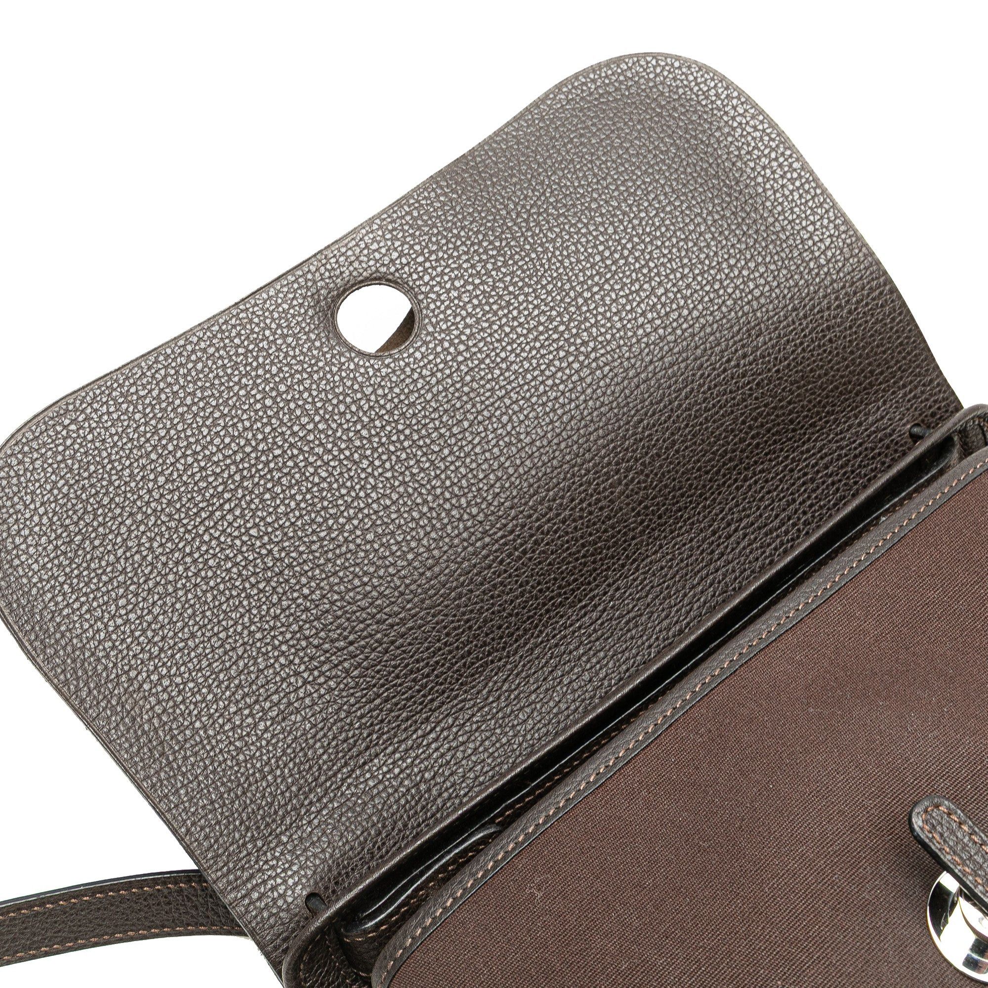 Hermes Hermès Vache Liege and Toile Colorado Bag PM Brown Size ONE SIZE - 9 Thumbnail