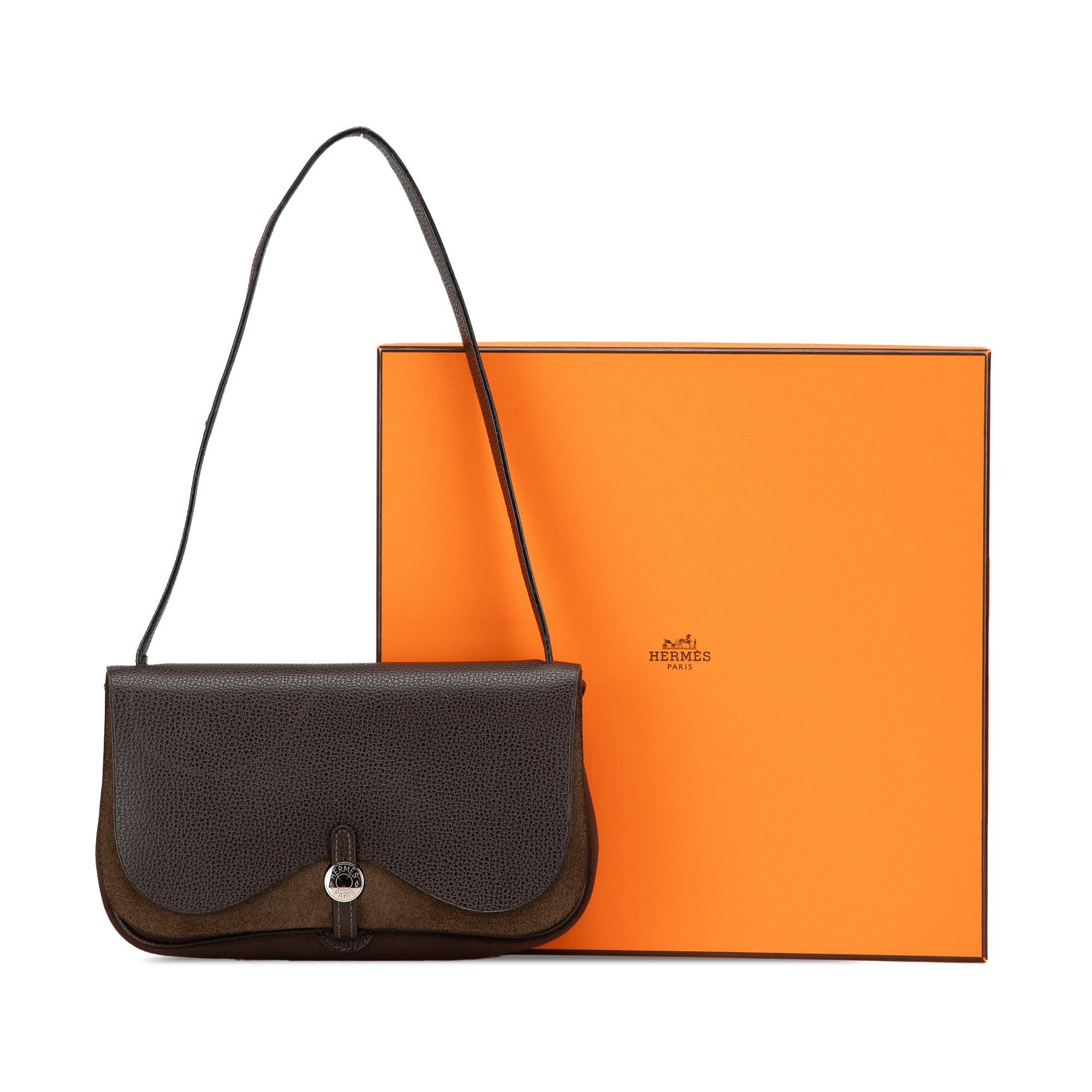 Hermes Hermès Vache Liege and Toile Colorado Bag PM Brown Size ONE SIZE - 13 Thumbnail