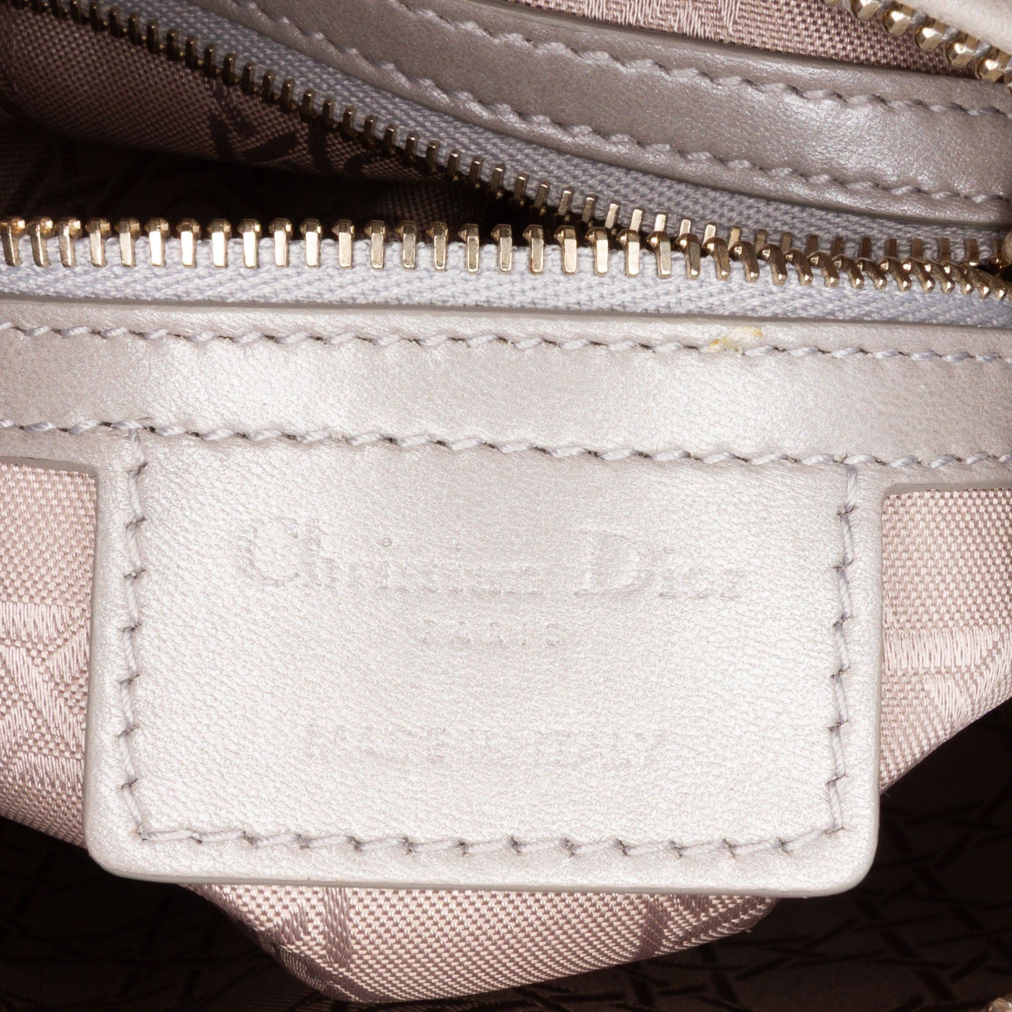 Dior Dior Medium Lambskin Cannage Lady Dior Gray Size ONE SIZE - 5 Thumbnail