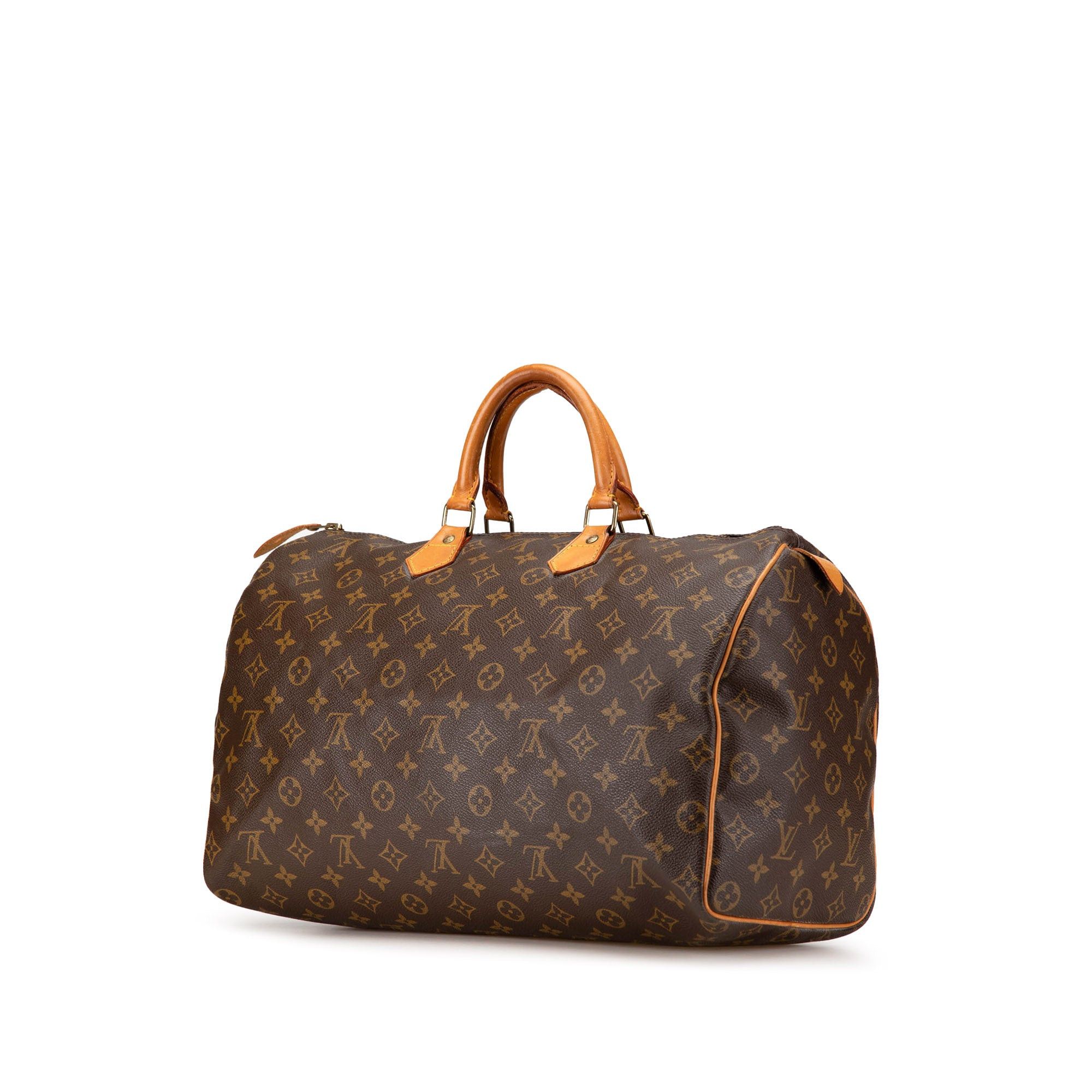 Louis Vuitton Louis Vuitton Monogram Speedy 40 Brown Size ONE SIZE - 2 Thumbnail