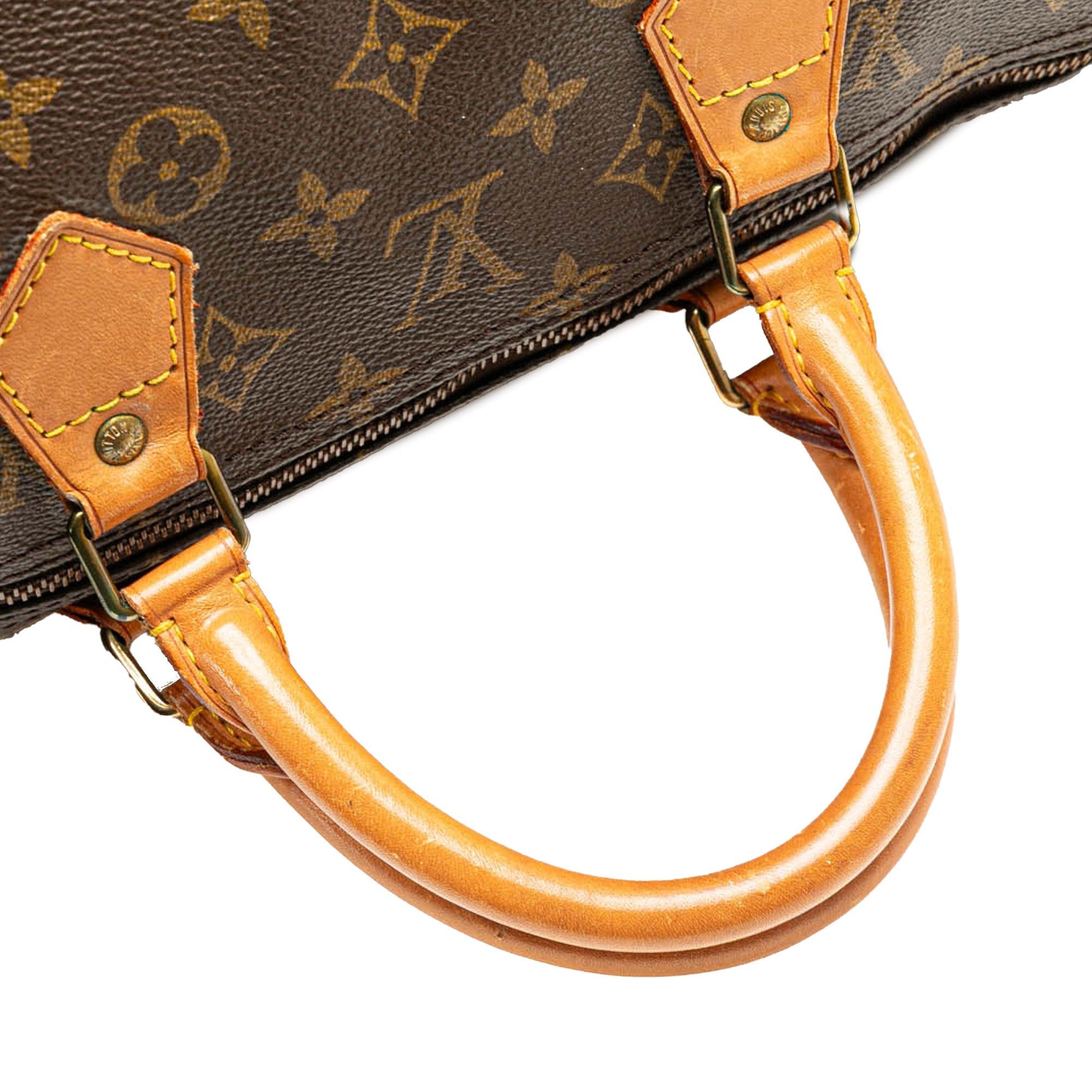 Louis Vuitton Louis Vuitton Monogram Speedy 40 Brown Size ONE SIZE - 10 Thumbnail
