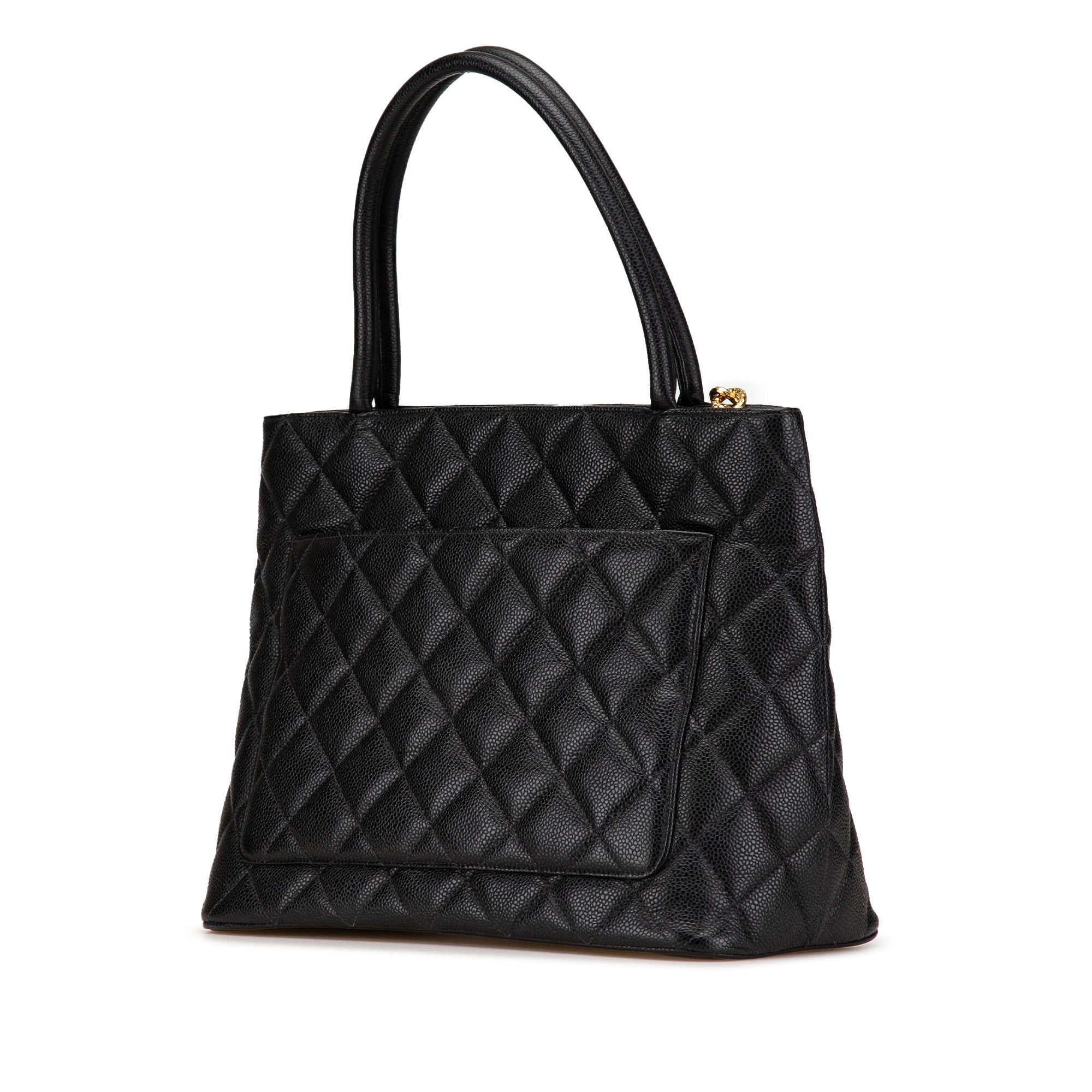 Chanel Chanel Caviar Medallion Tote Black Size ONE SIZE - 2 Thumbnail