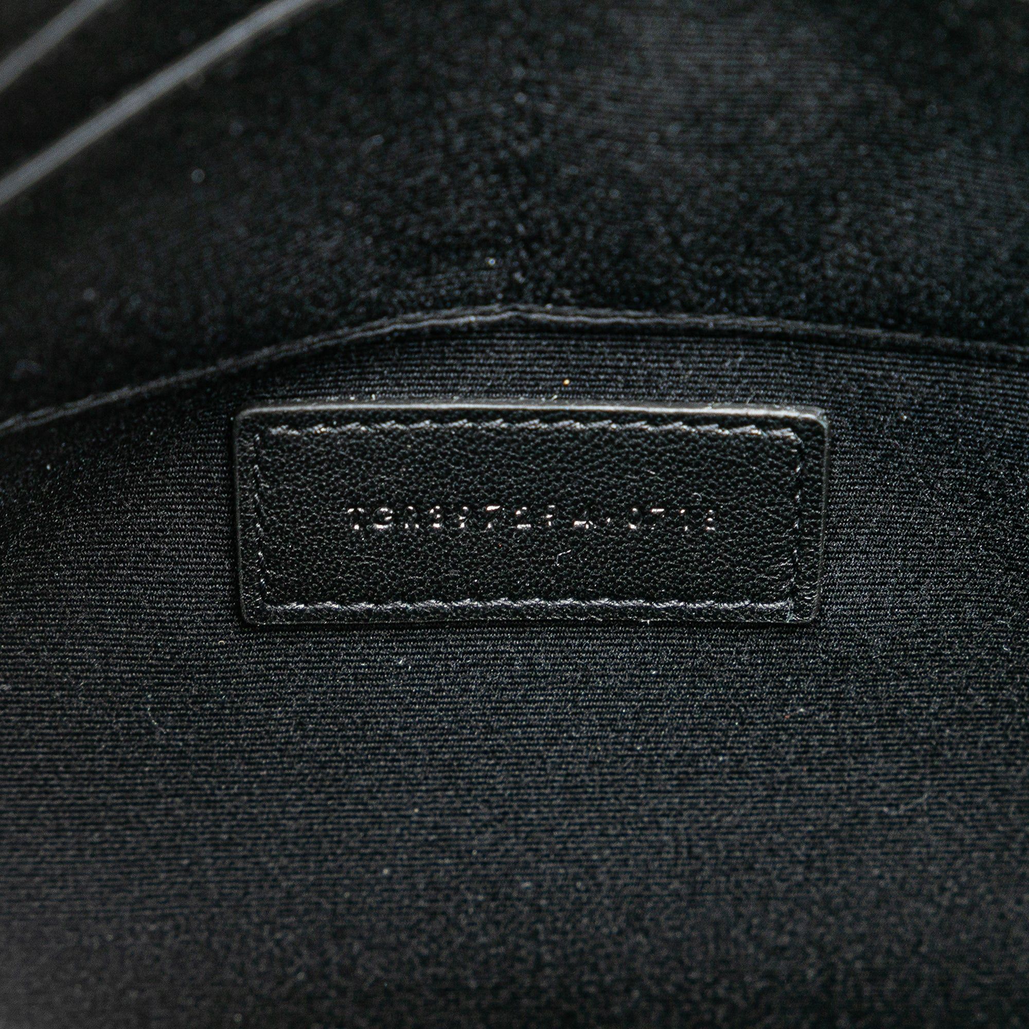 Saint Laurent Paris Saint Laurent Glittered Leather Zipped Tablet Pouch Pink Size ONE SIZE - 6 Thumbnail