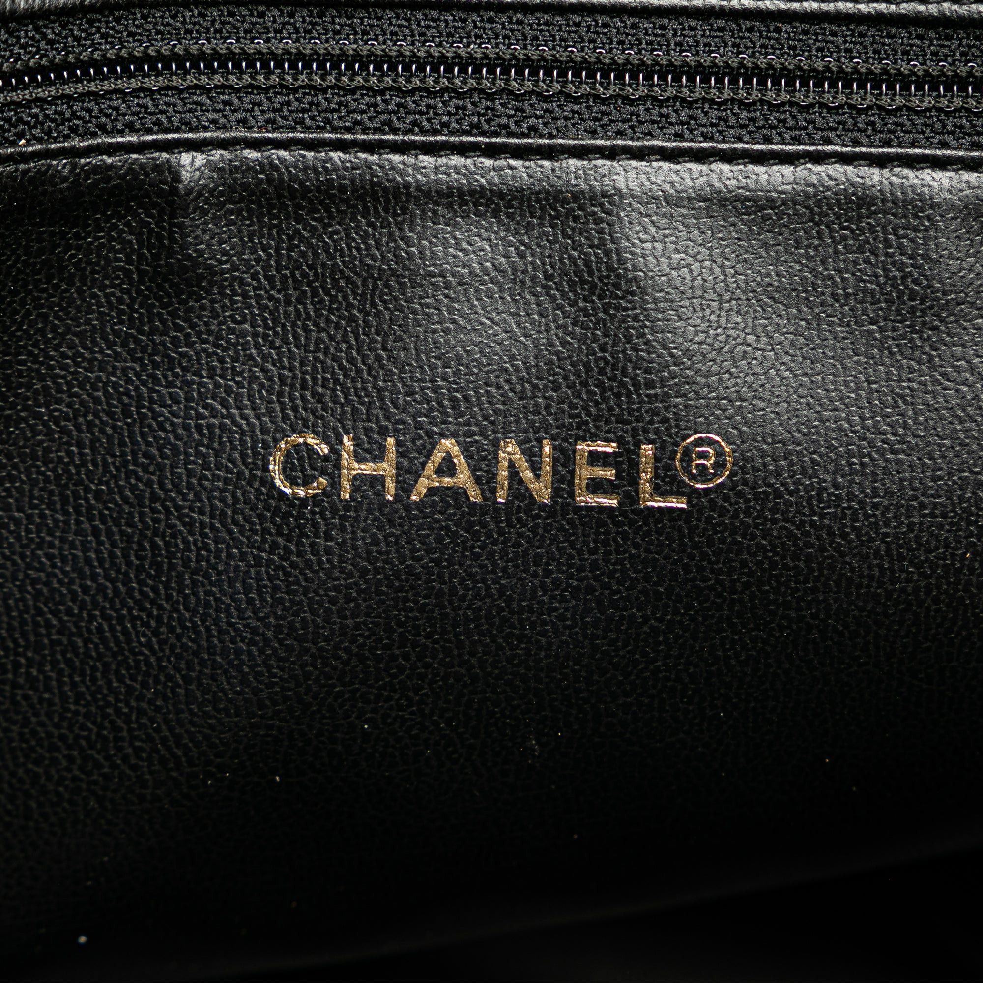 Chanel Chanel Caviar Front Pocket Chain Tote Black Size ONE SIZE - 6 Thumbnail