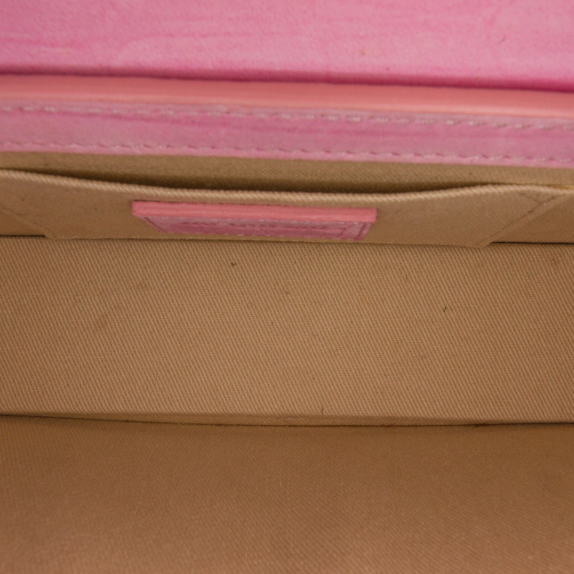Jacquemus Jacquemus Suede Embossed Le Chiquito Long Pink Size ONE SIZE - 6 Thumbnail