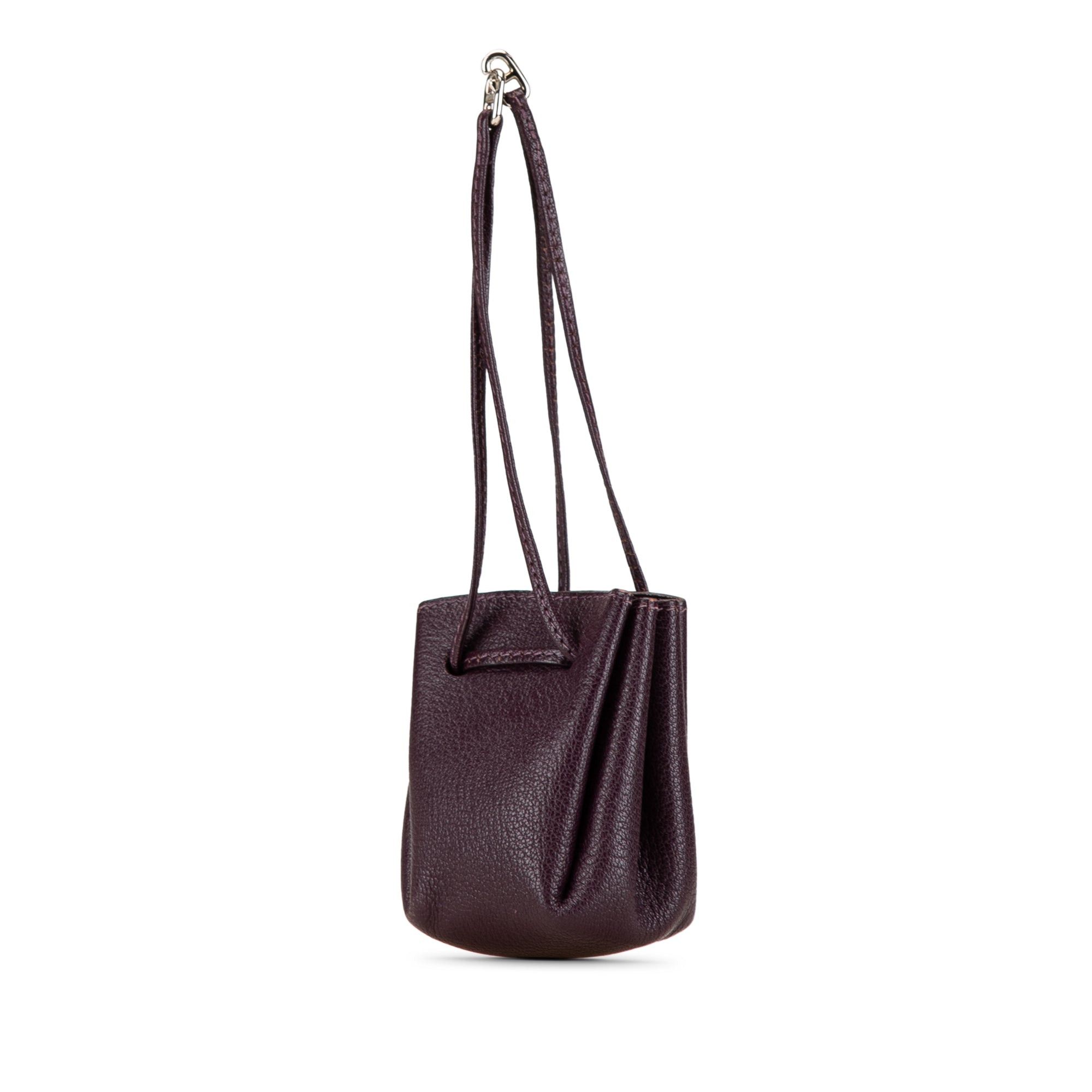 Hermes Hermès Courchevel Vespa Pouch Purple Size ONE SIZE - 2 Thumbnail