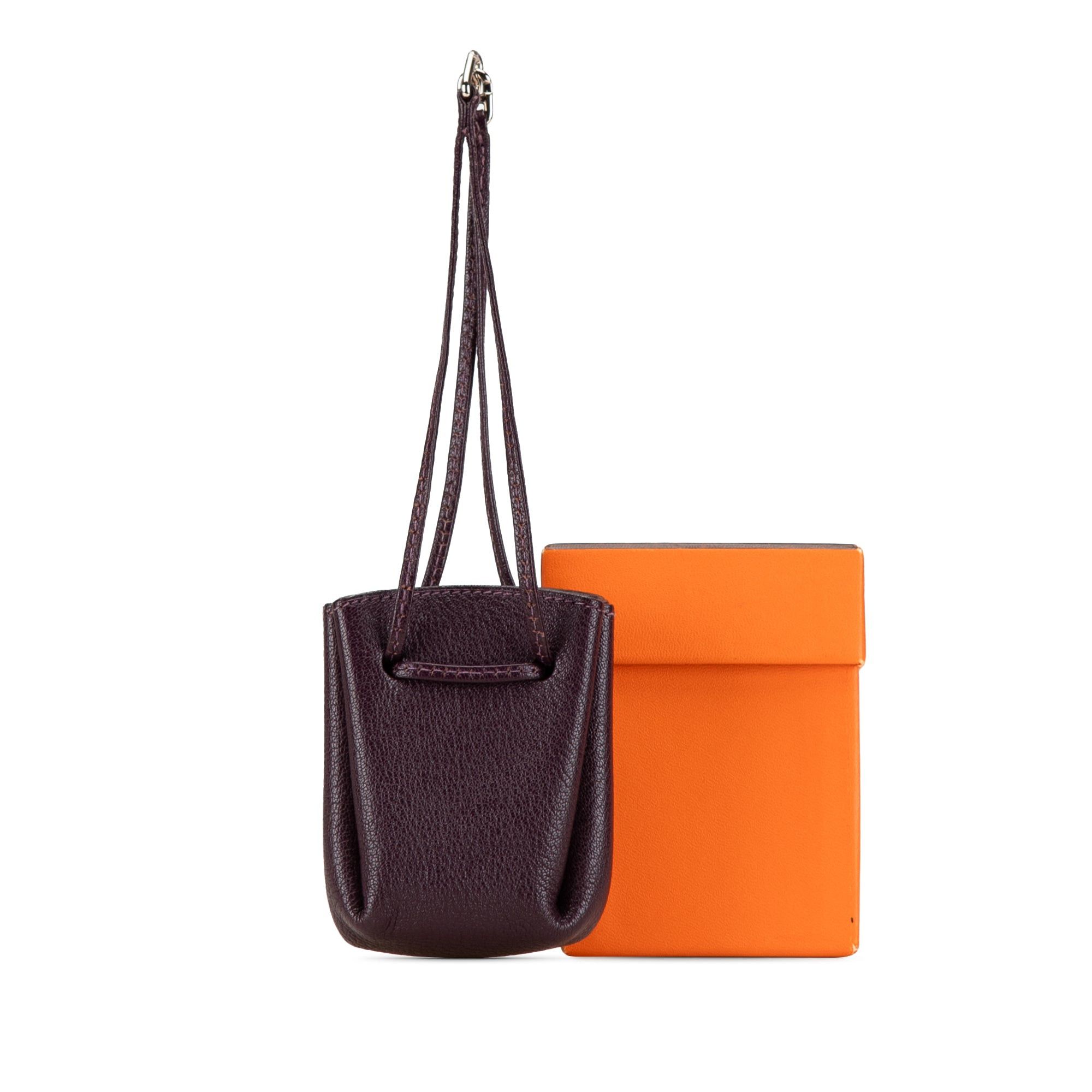 Hermes Hermès Courchevel Vespa Pouch Purple Size ONE SIZE - 7 Thumbnail