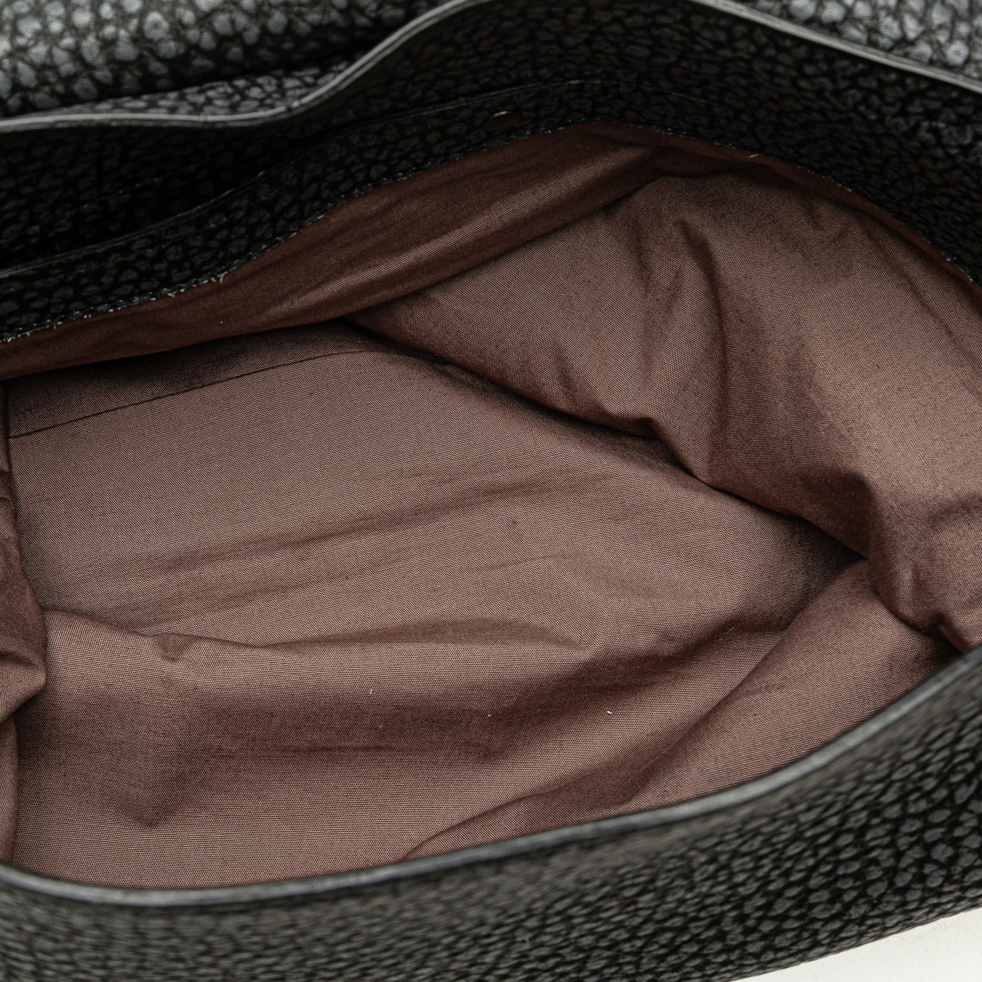 Bottega Veneta Bottega Veneta Calfskin Intrecciato Cervo Crossbody Black Size ONE SIZE - 4 Thumbnail