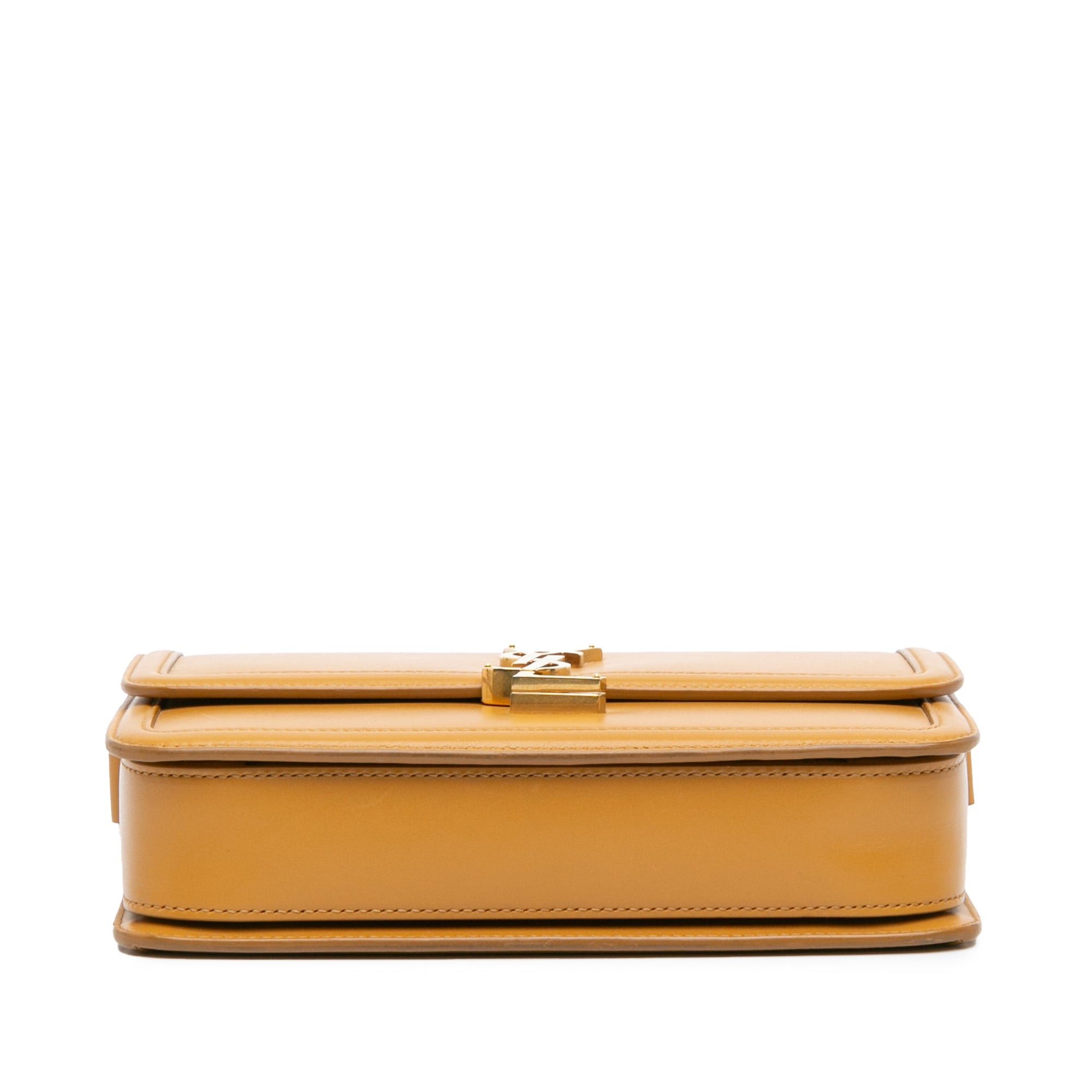 Saint Laurent Paris Saint Laurent Medium Leather Solferino Satchel In Box Brown Size ONE SIZE - 3 Thumbnail