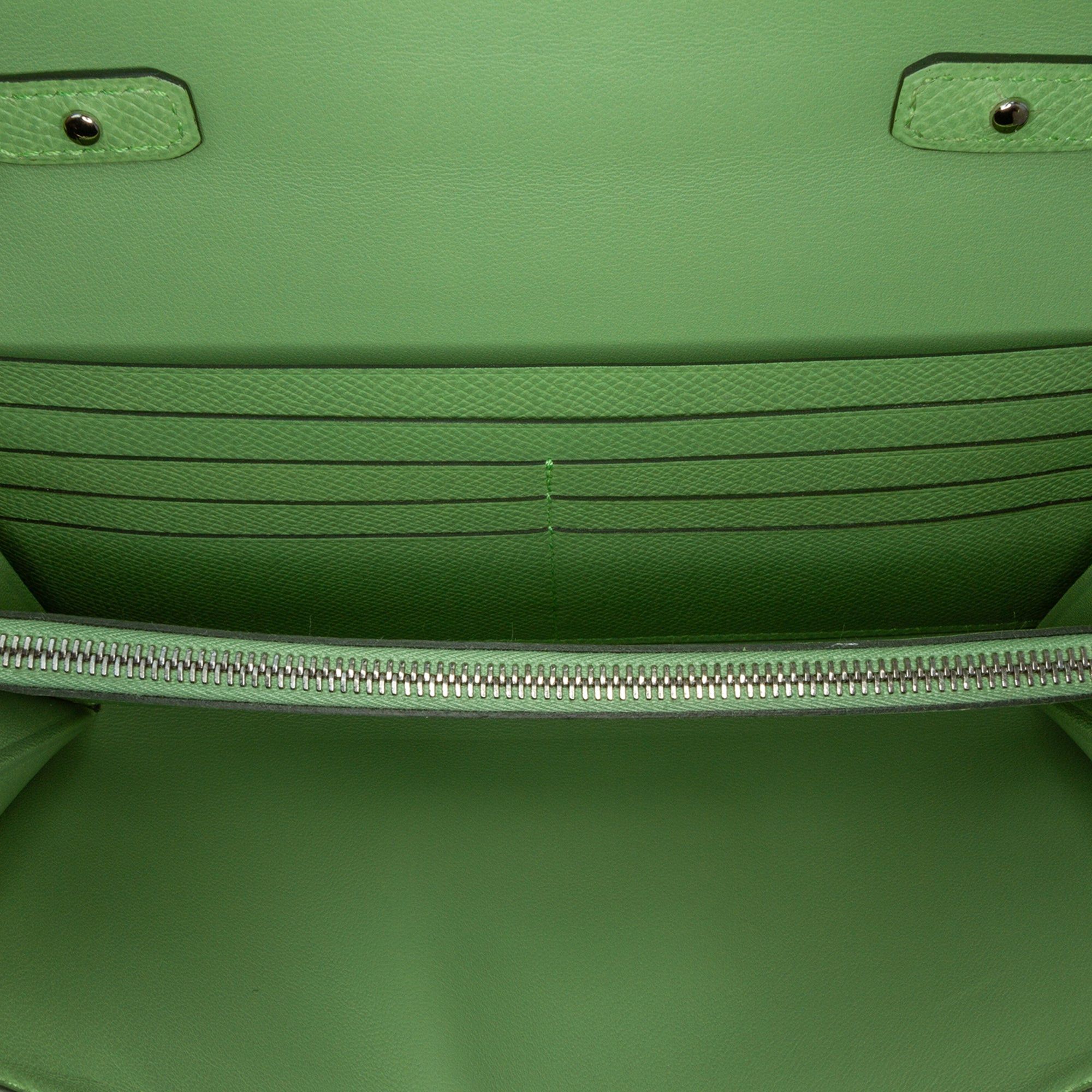 Hermes Hermès Epsom Constance Long To Go Wallet Green Size ONE SIZE - 4 Thumbnail