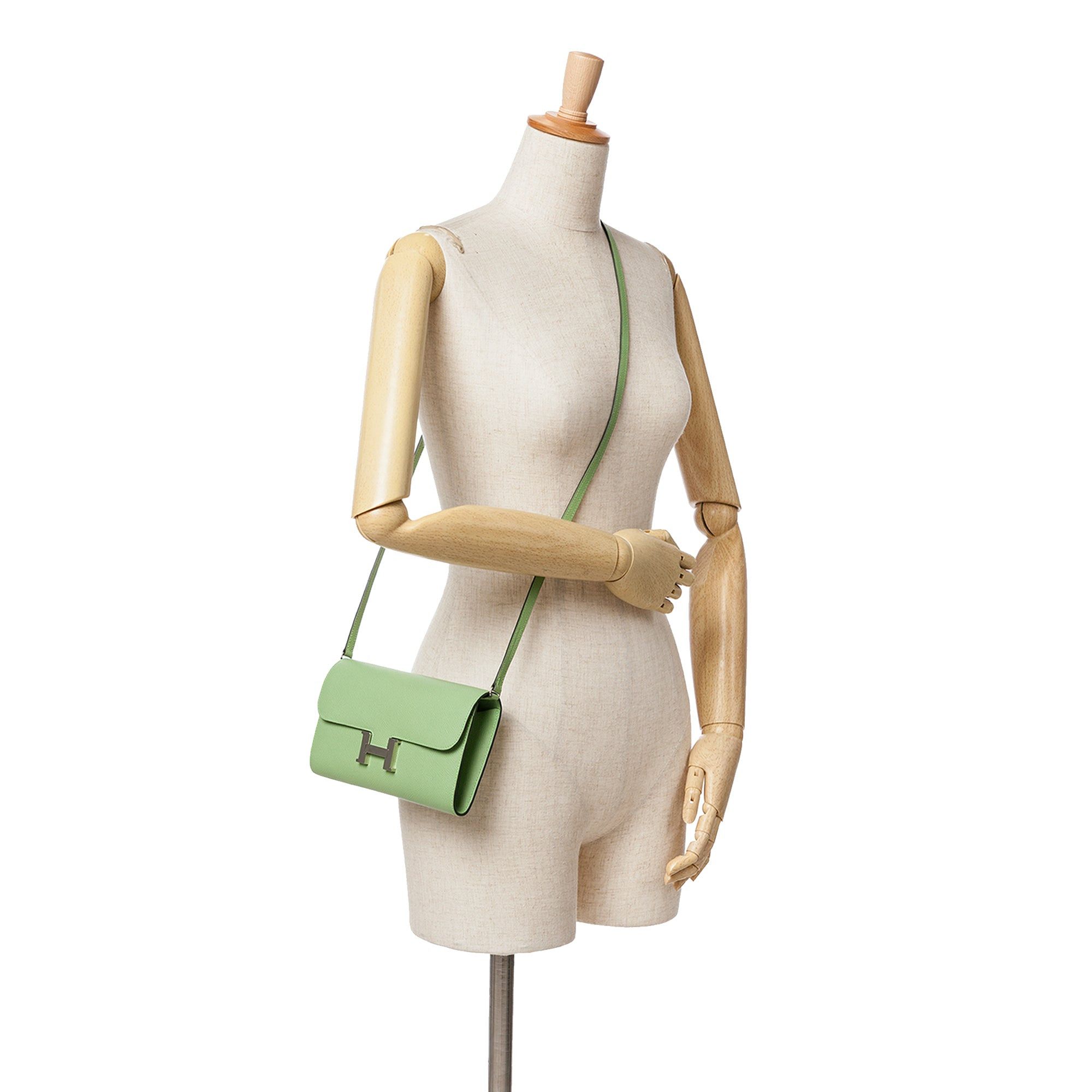 Hermes Hermès Epsom Constance Long To Go Wallet Green Size ONE SIZE - 7 Thumbnail
