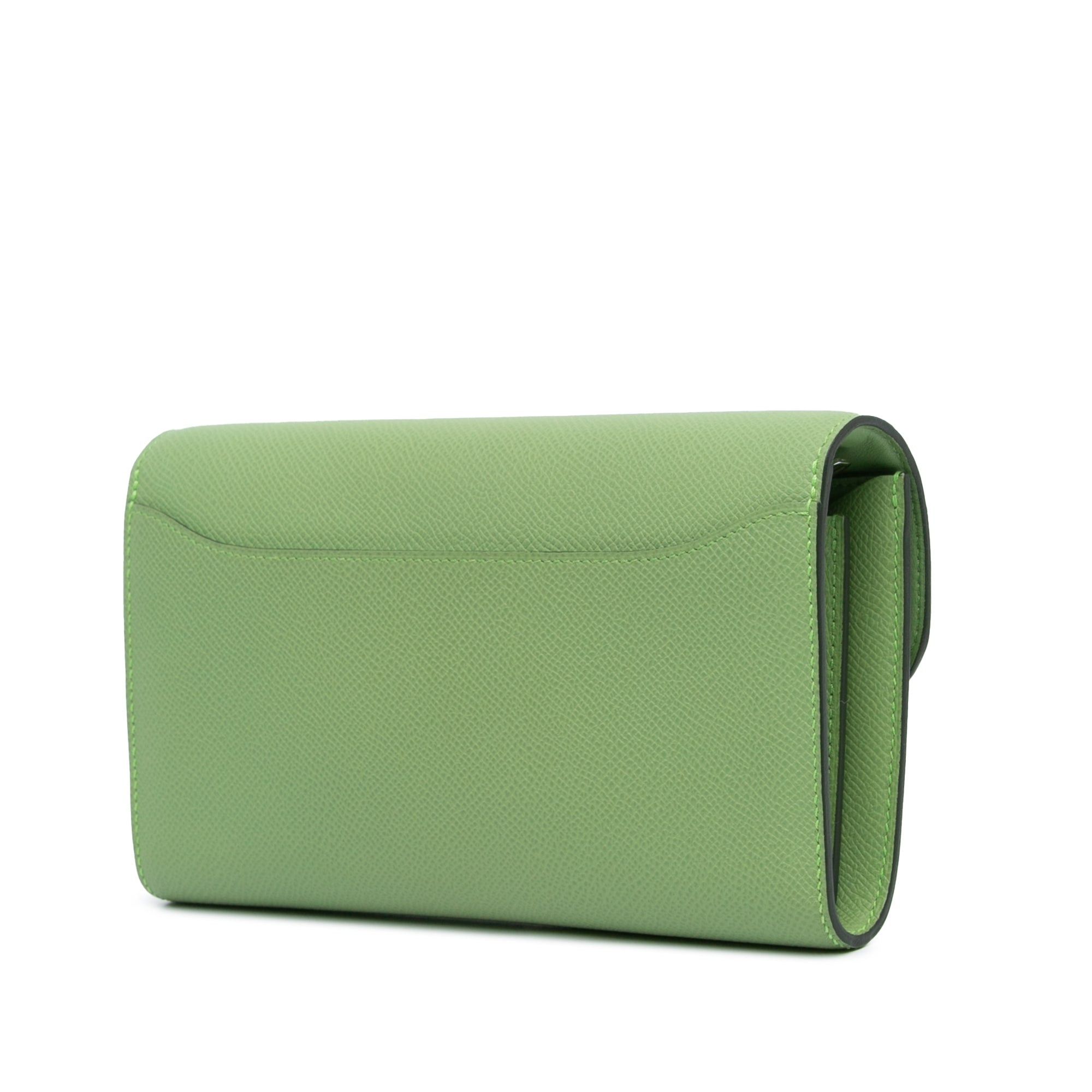 Hermes Hermès Epsom Constance Long To Go Wallet Green Size ONE SIZE - 2 Thumbnail