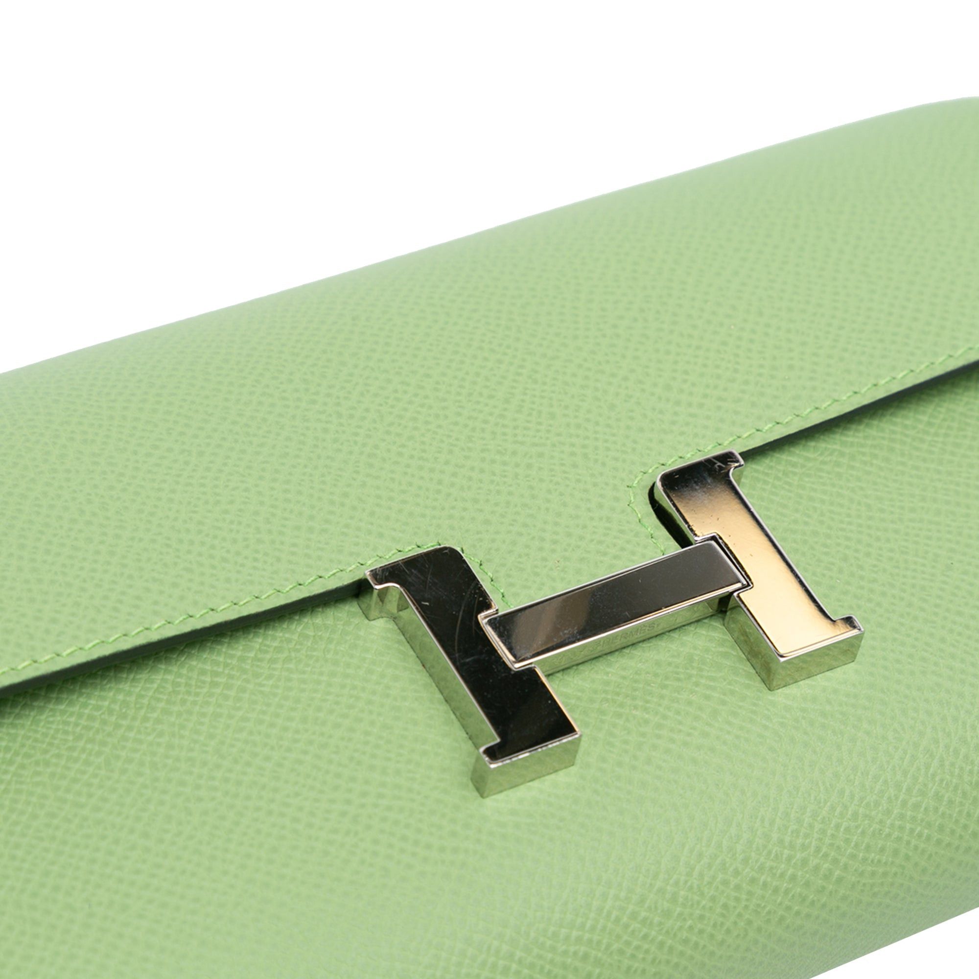 Hermes Hermès Epsom Constance Long To Go Wallet Green Size ONE SIZE - 6 Thumbnail