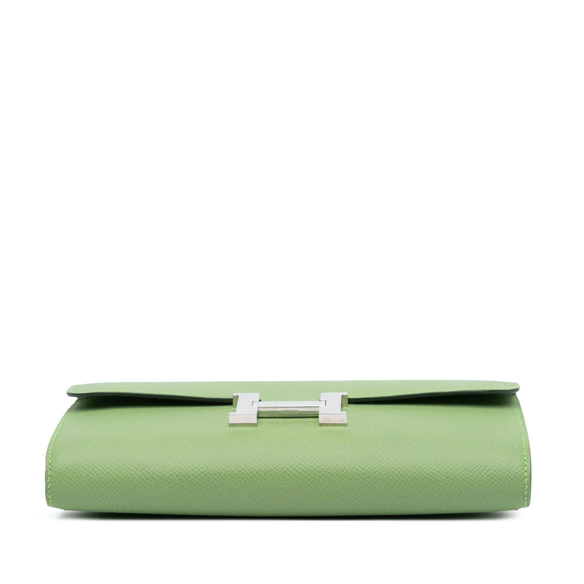 Hermes Hermès Epsom Constance Long To Go Wallet Green Size ONE SIZE - 3 Thumbnail