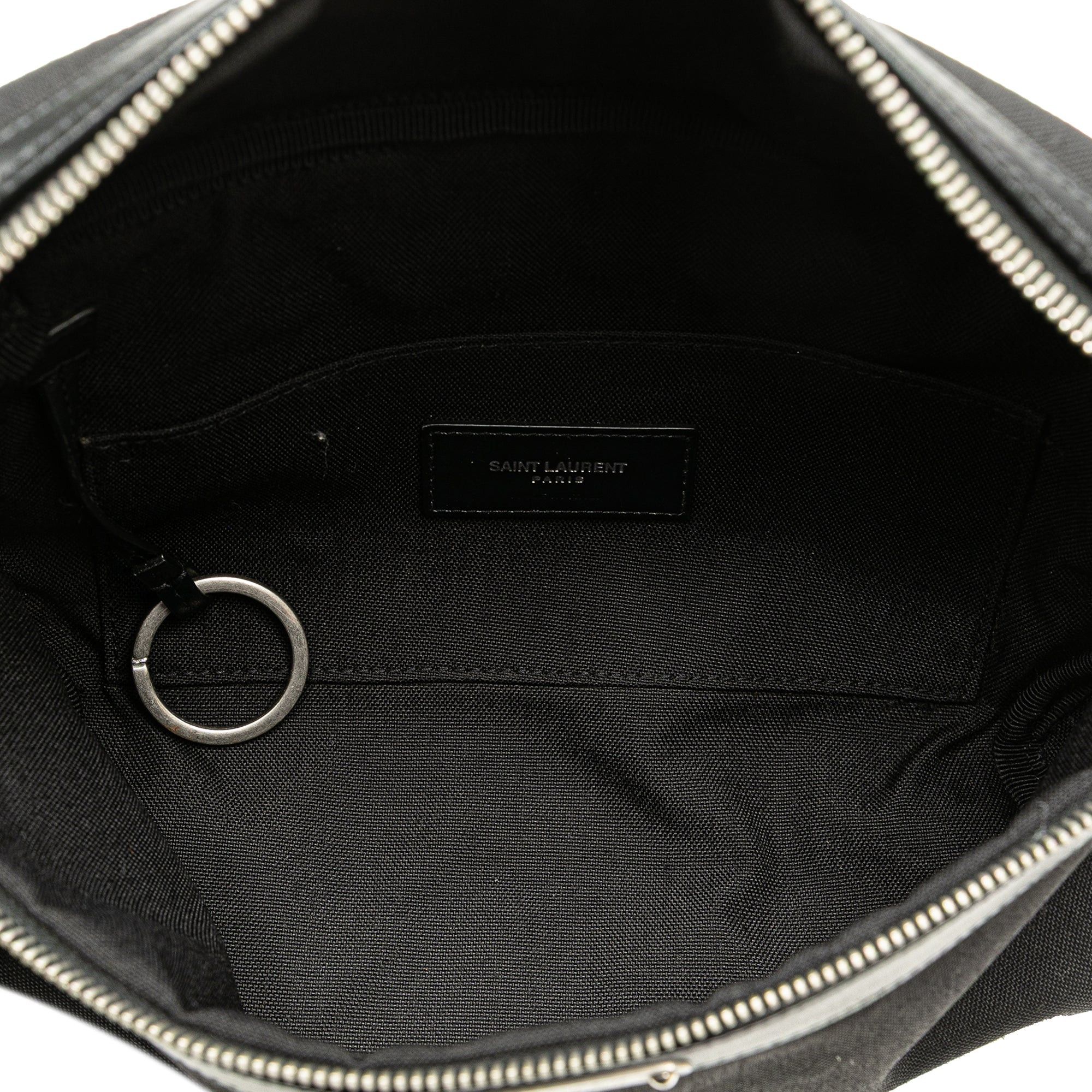 Saint Laurent Paris Saint Laurent Canvas City Belt Bag Black Size ONE SIZE - 4 Thumbnail