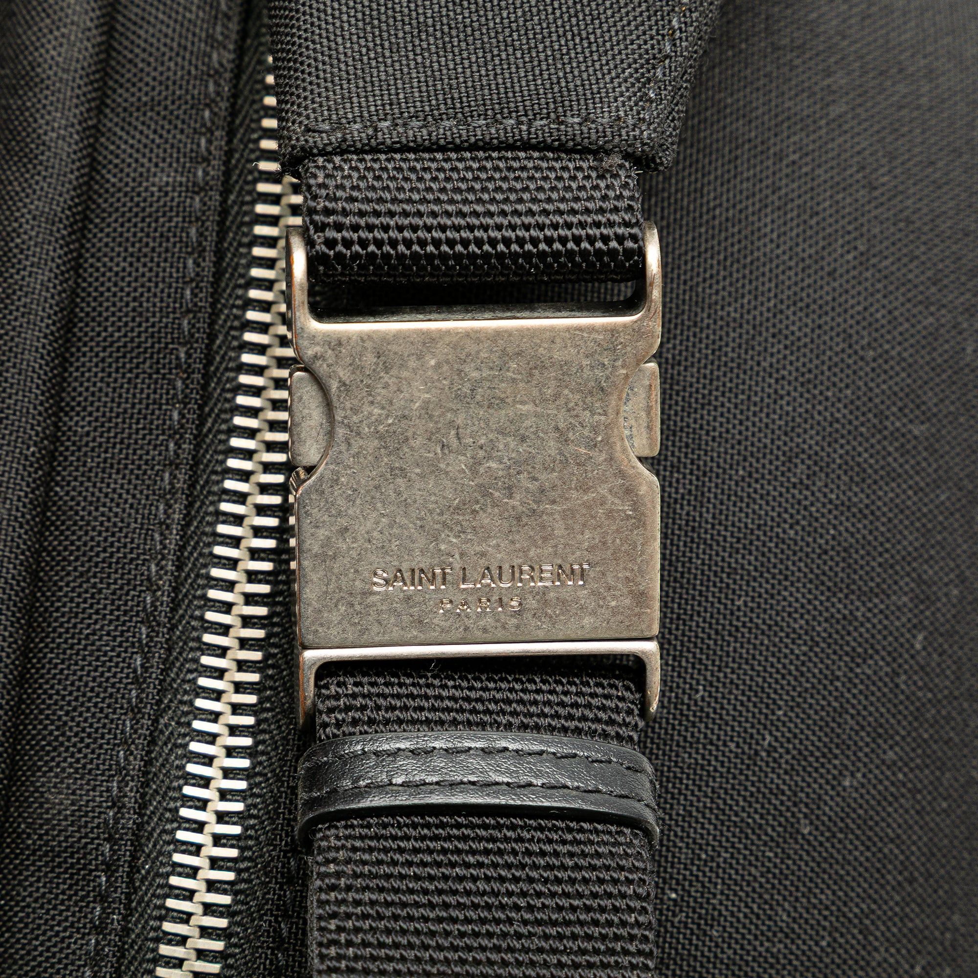 Saint Laurent Paris Saint Laurent Canvas City Belt Bag Black Size ONE SIZE - 10 Thumbnail