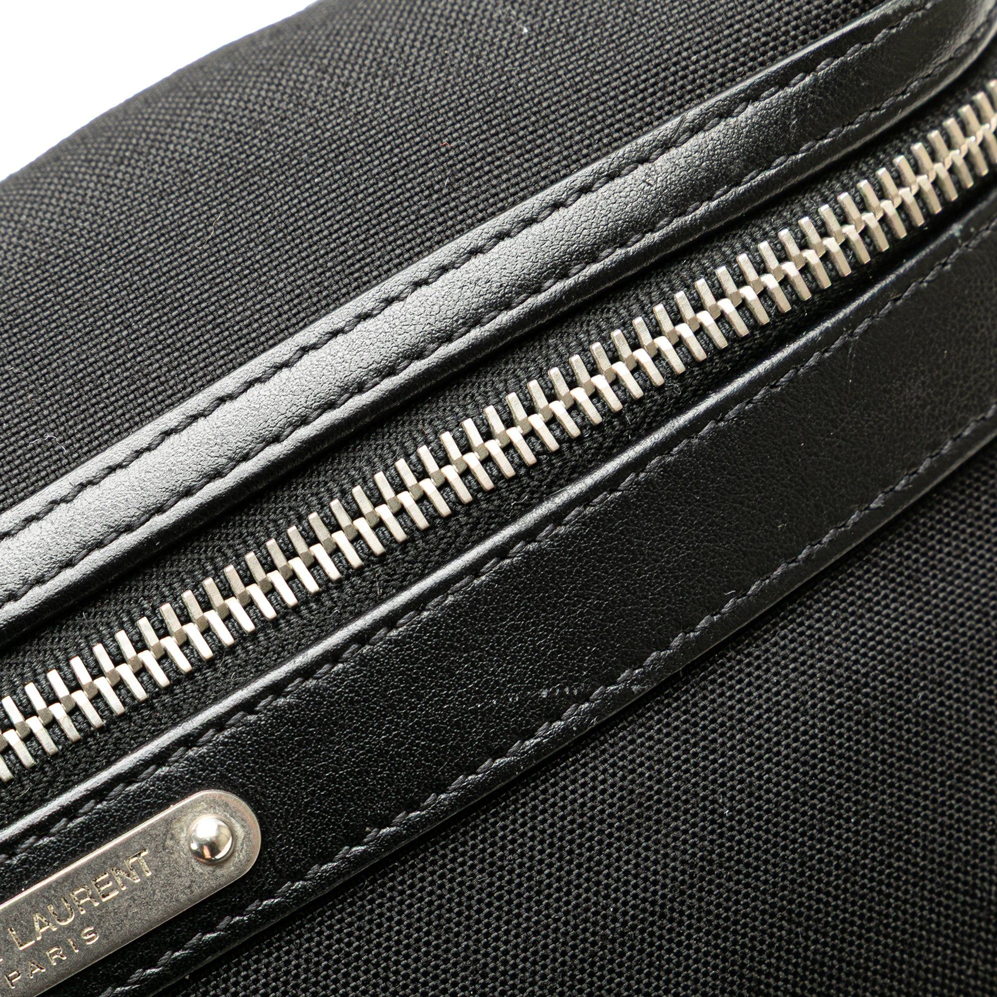 Saint Laurent Paris Saint Laurent Canvas City Belt Bag Black Size ONE SIZE - 8 Thumbnail