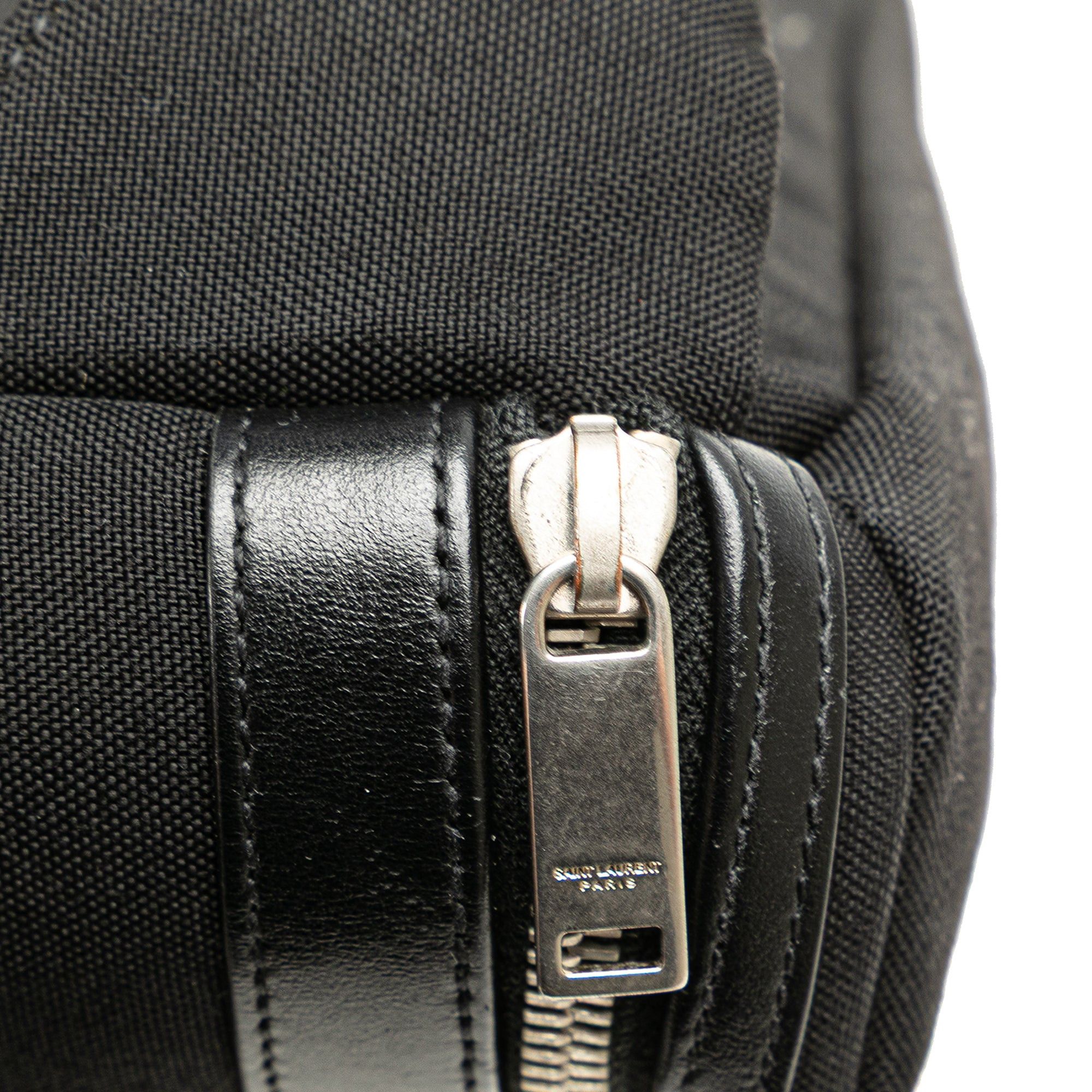 Saint Laurent Paris Saint Laurent Canvas City Belt Bag Black Size ONE SIZE - 7 Thumbnail
