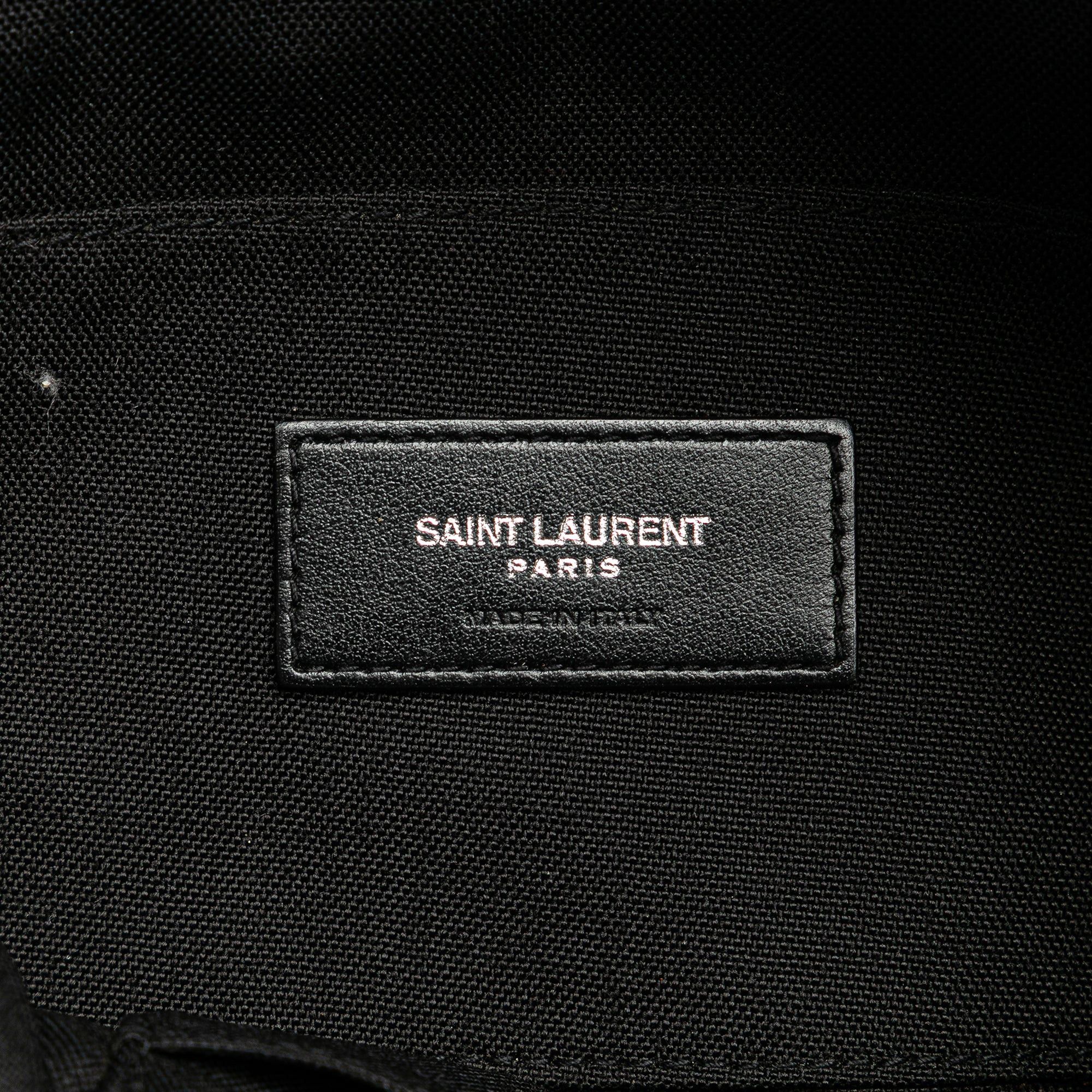 Saint Laurent Paris Saint Laurent Canvas City Belt Bag Black Size ONE SIZE - 5 Thumbnail