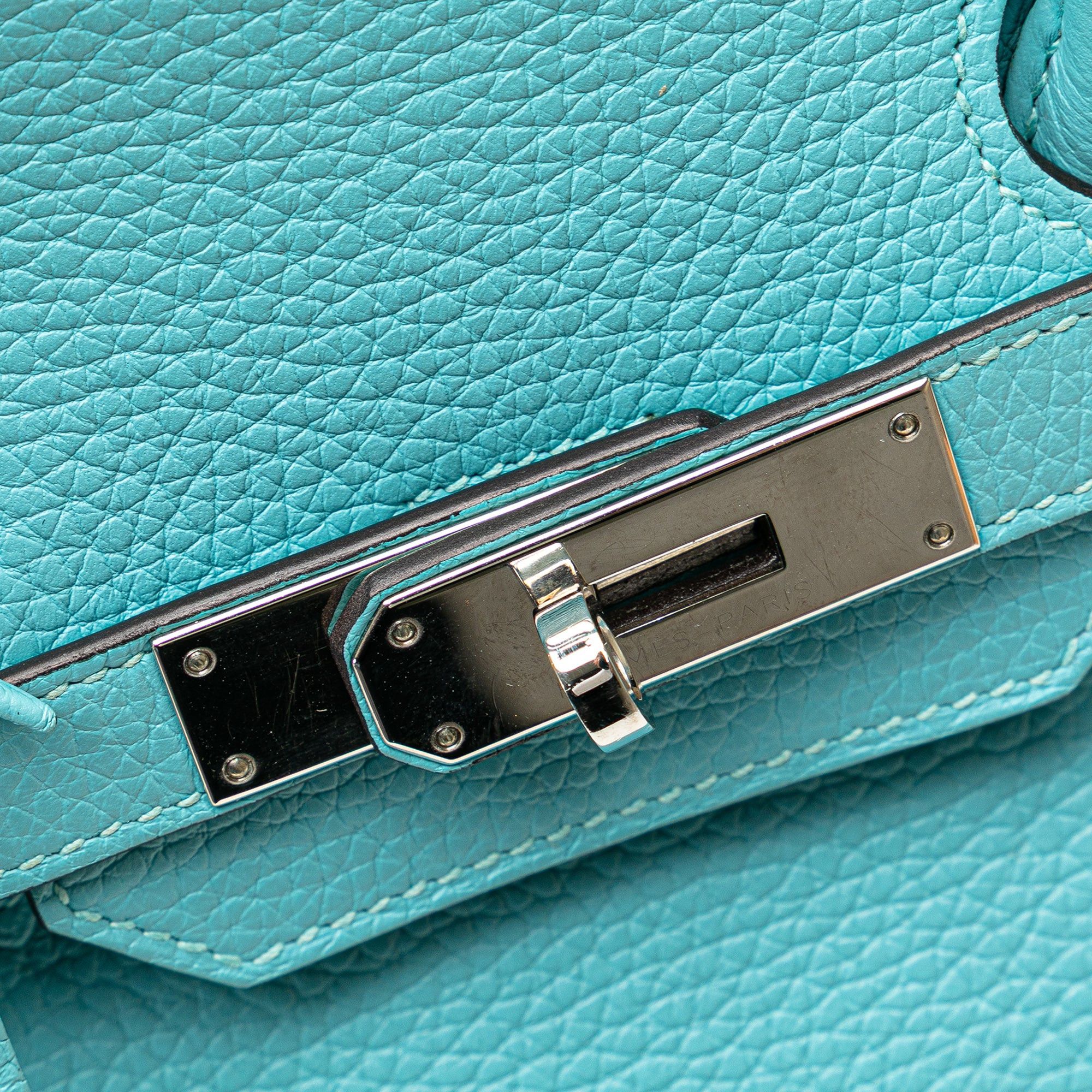 Hermes Hermès Togo Birkin Retourne 35 Blue Size ONE SIZE - 9 Thumbnail