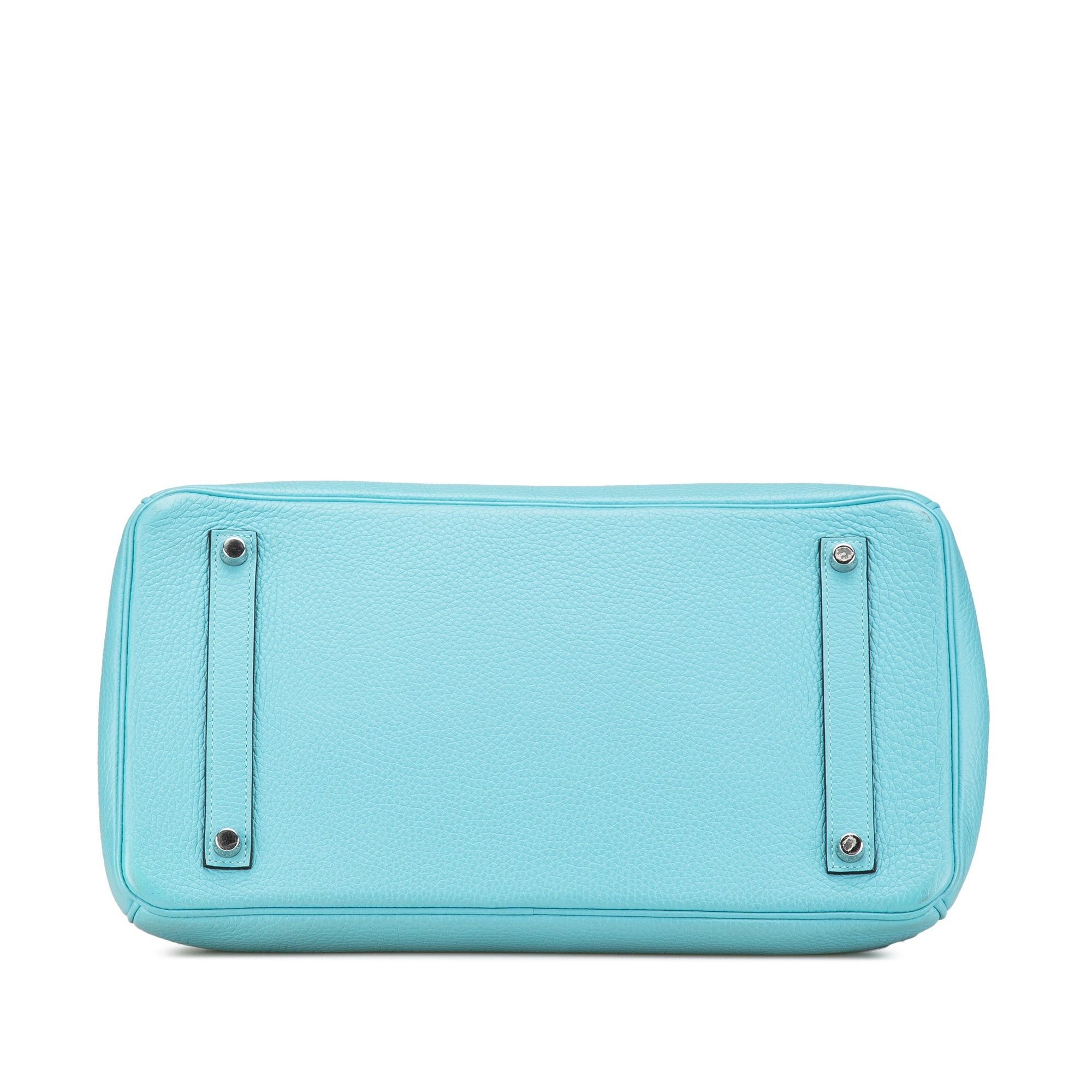 Hermes Hermès Togo Birkin Retourne 35 Blue Size ONE SIZE - 3 Thumbnail