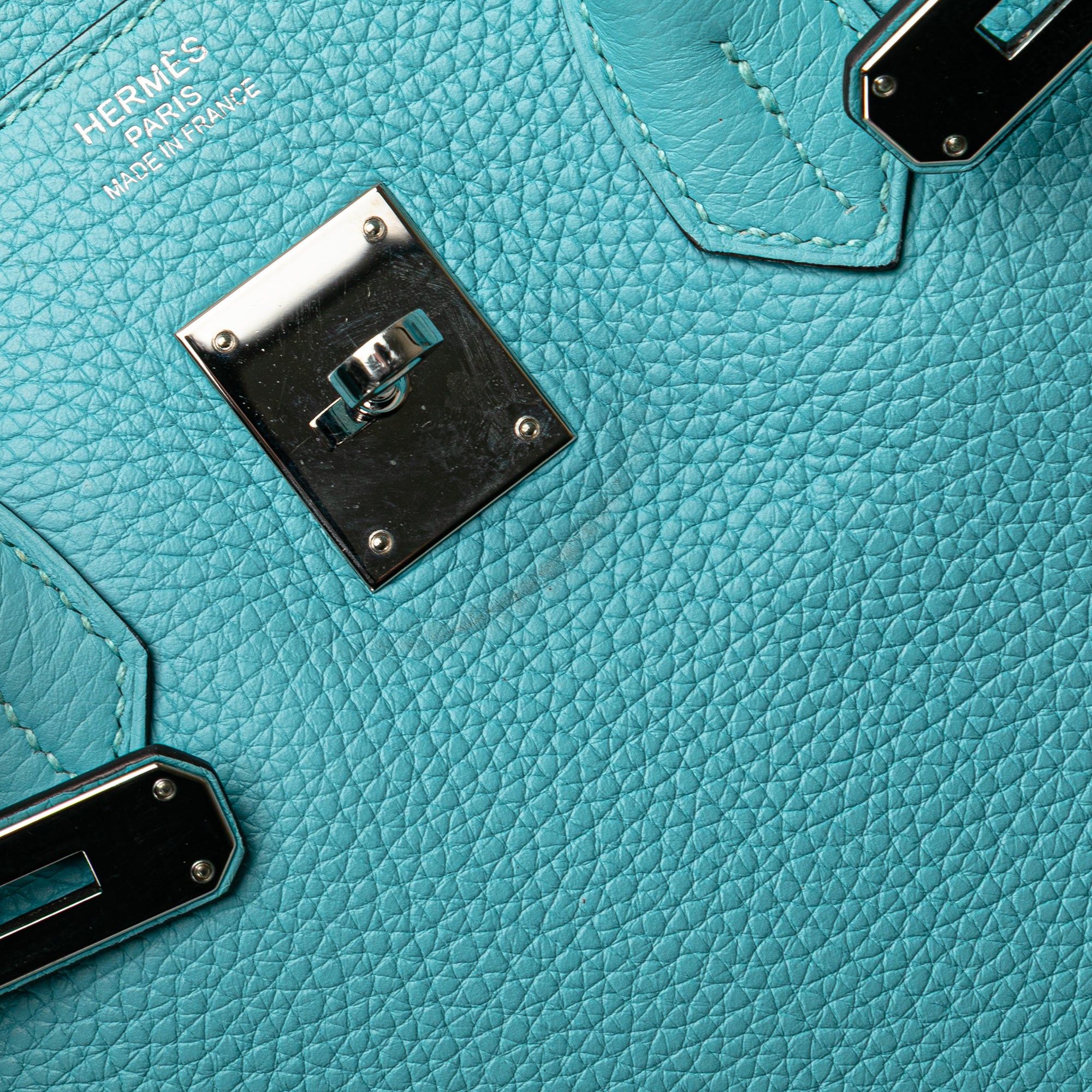 Hermes Hermès Togo Birkin Retourne 35 Blue Size ONE SIZE - 10 Thumbnail