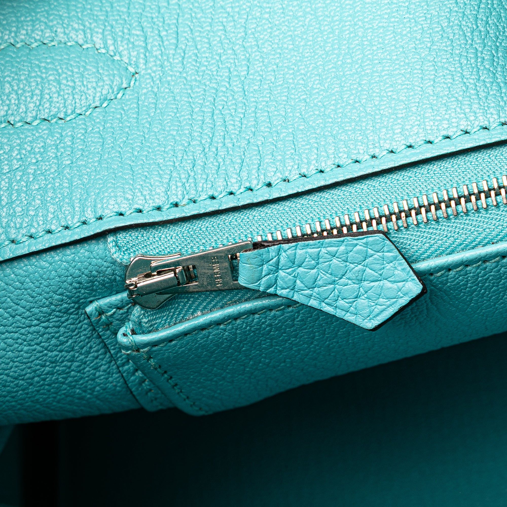 Hermes Hermès Togo Birkin Retourne 35 Blue Size ONE SIZE - 7 Thumbnail