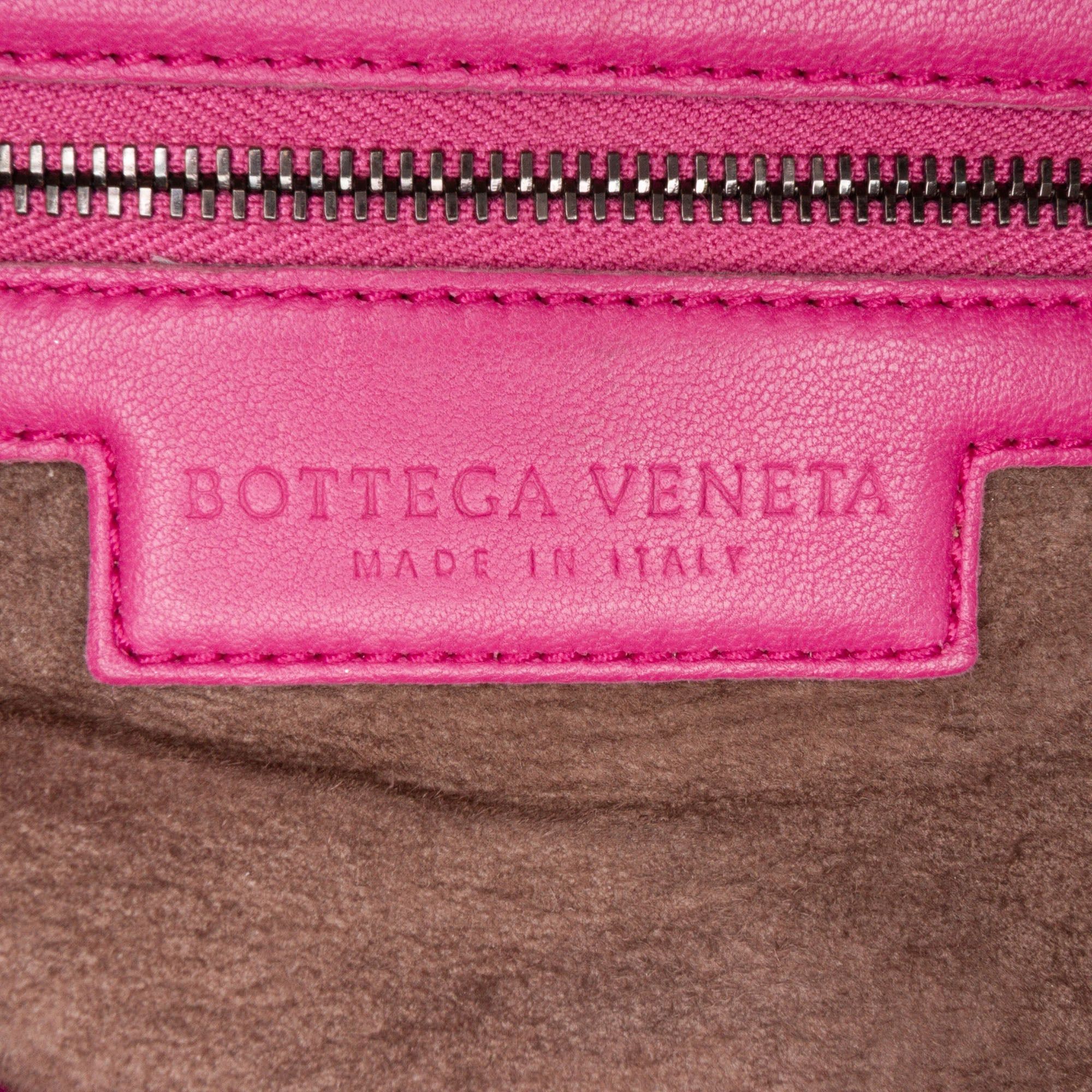 Bottega Veneta Bottega Veneta Nappa Intrecciato Montaigne Shoulder Bag Pink Size ONE SIZE - 5 Thumbnail