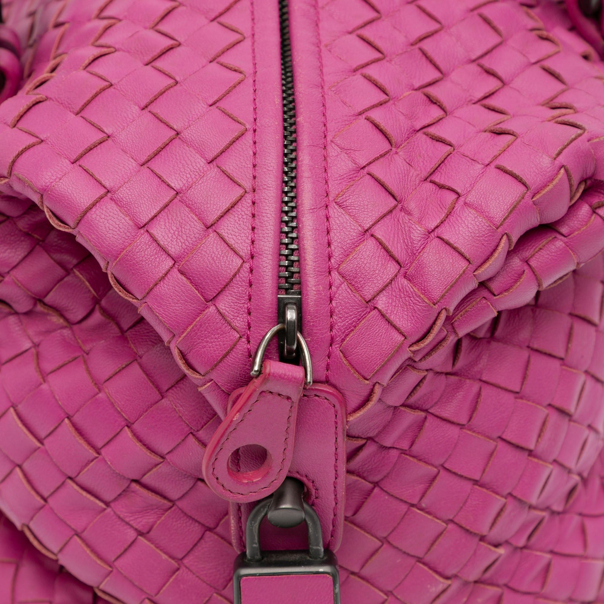 Bottega Veneta Bottega Veneta Nappa Intrecciato Montaigne Shoulder Bag Pink Size ONE SIZE - 8 Thumbnail