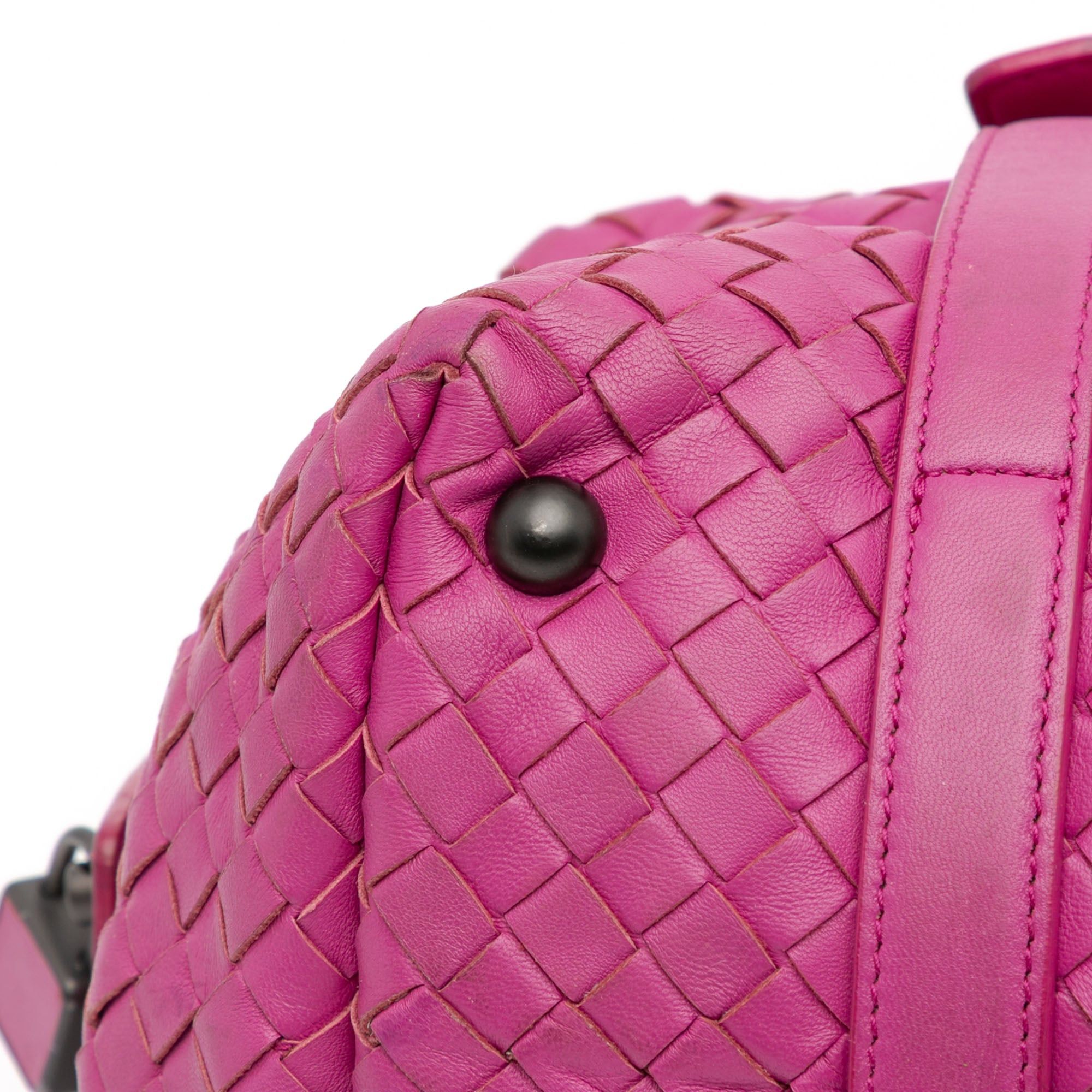 Bottega Veneta Bottega Veneta Nappa Intrecciato Montaigne Shoulder Bag Pink Size ONE SIZE - 7 Thumbnail