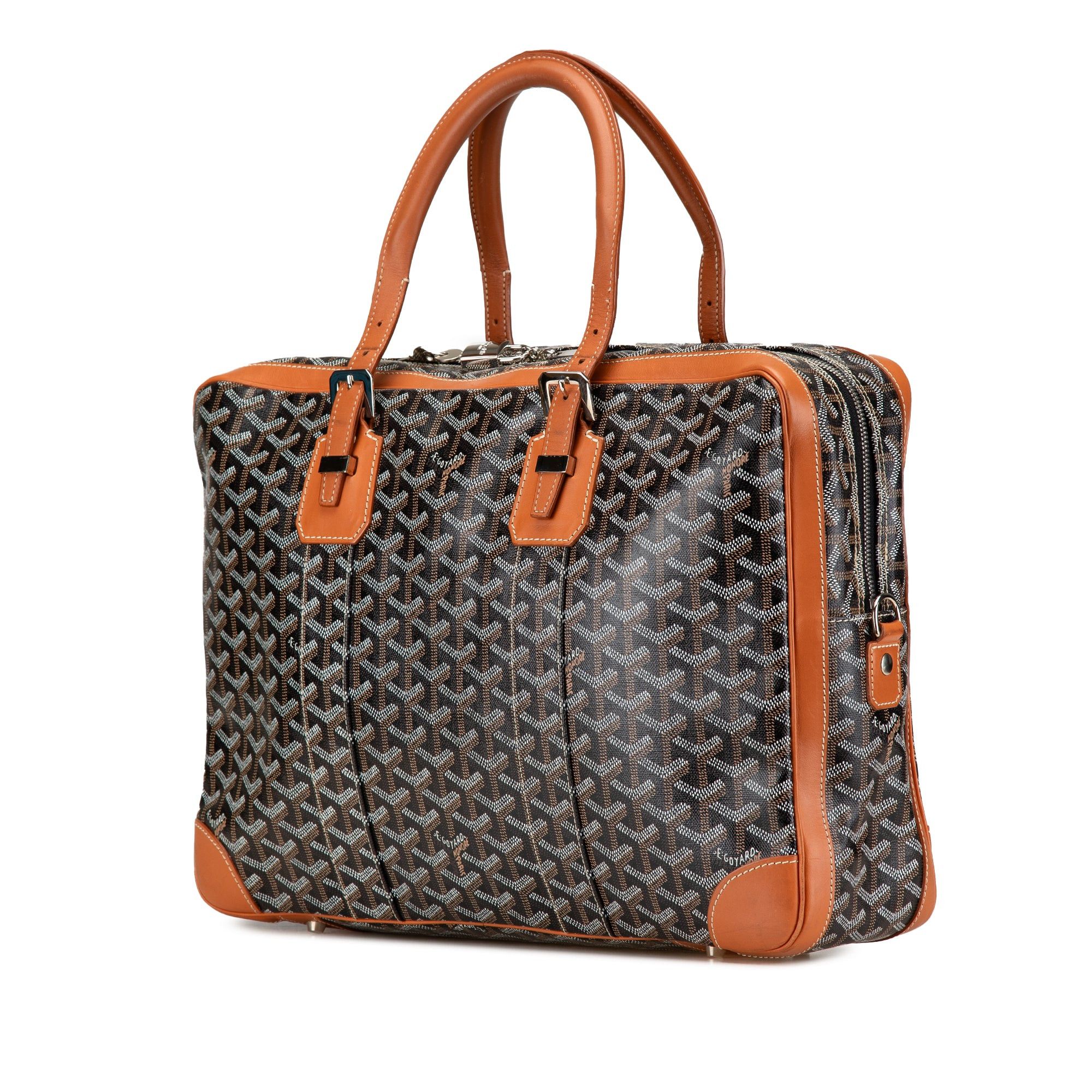 Goyard Goyard Goyardine Ambassade MM Briefcase Black Size ONE SIZE - 2 Thumbnail