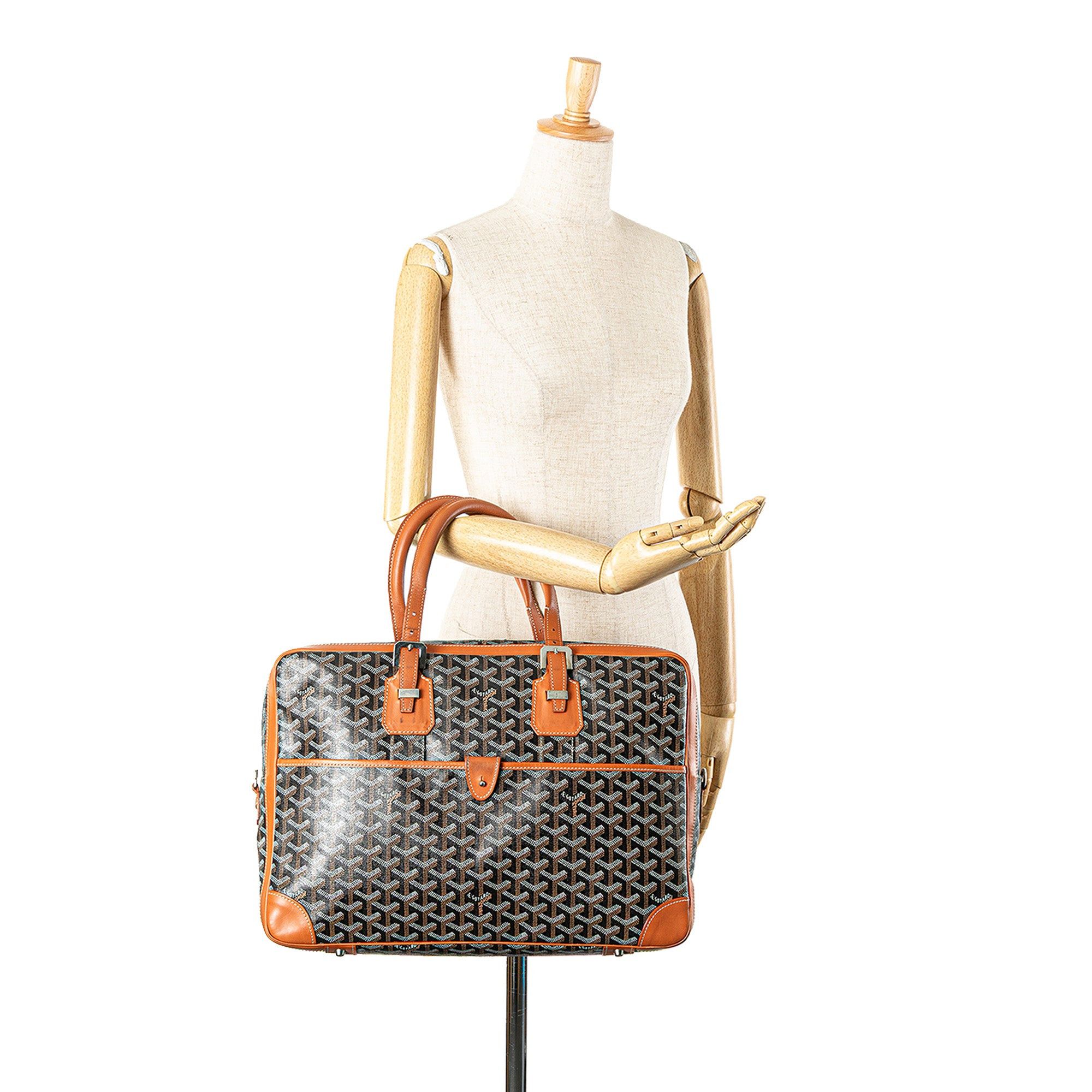 Goyard Goyard Goyardine Ambassade MM Briefcase Black Size ONE SIZE - 14 Thumbnail