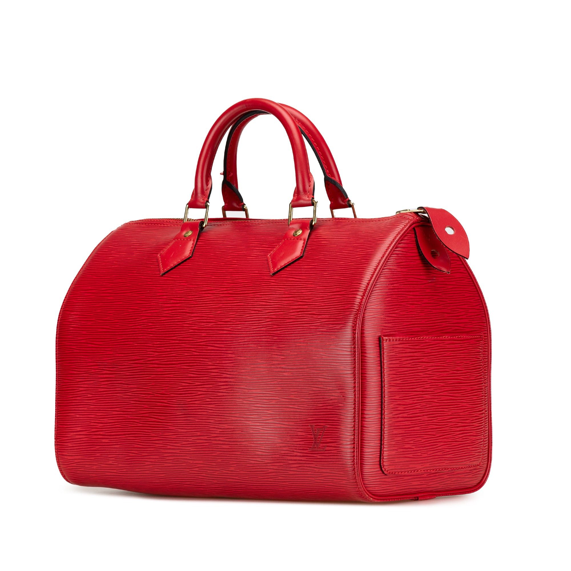 Louis Vuitton Louis Vuitton Epi Speedy 30 Red Size ONE SIZE - 2 Thumbnail