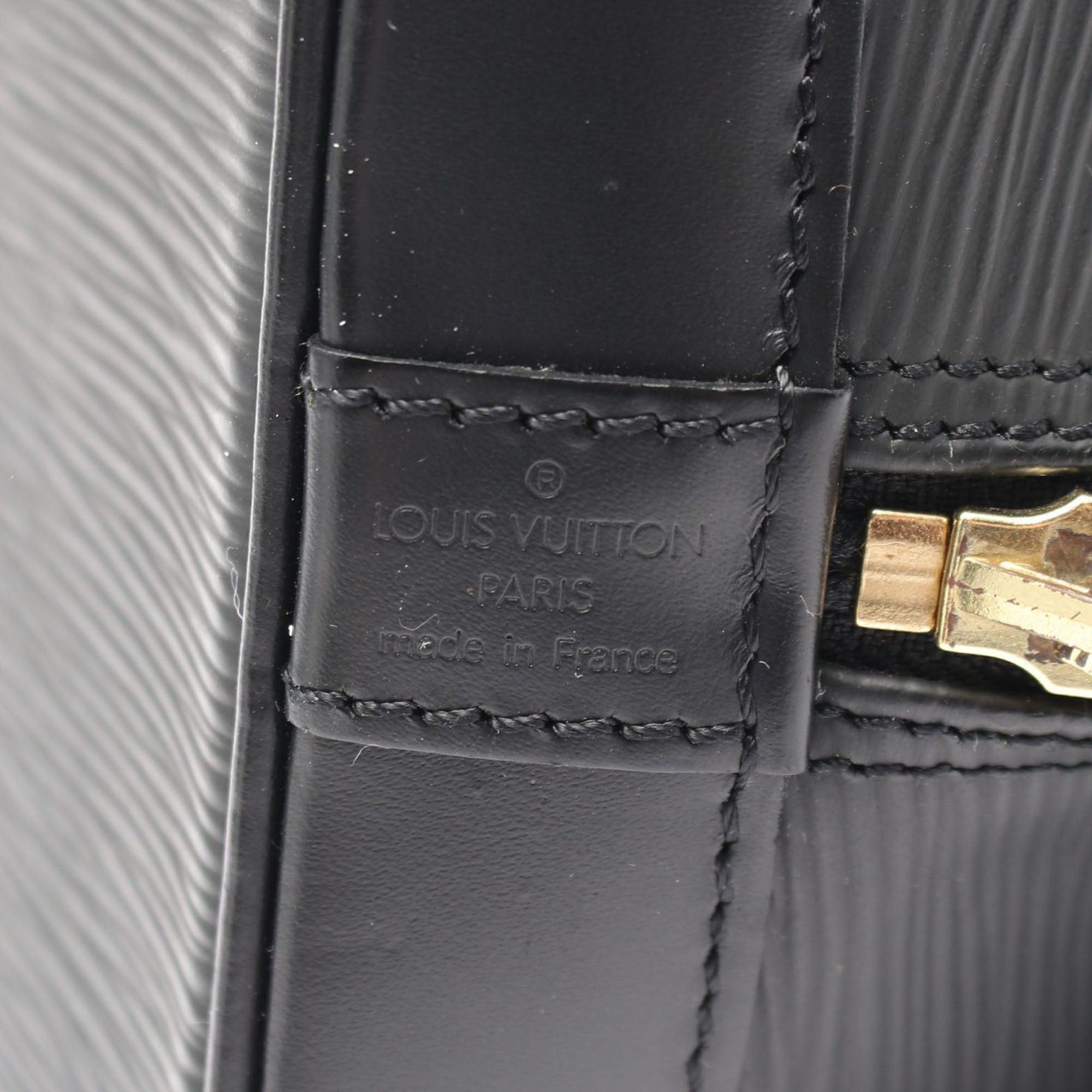 Louis Vuitton Louis Vuitton Epi Alma PM Black Size ONE SIZE - 4 Thumbnail
