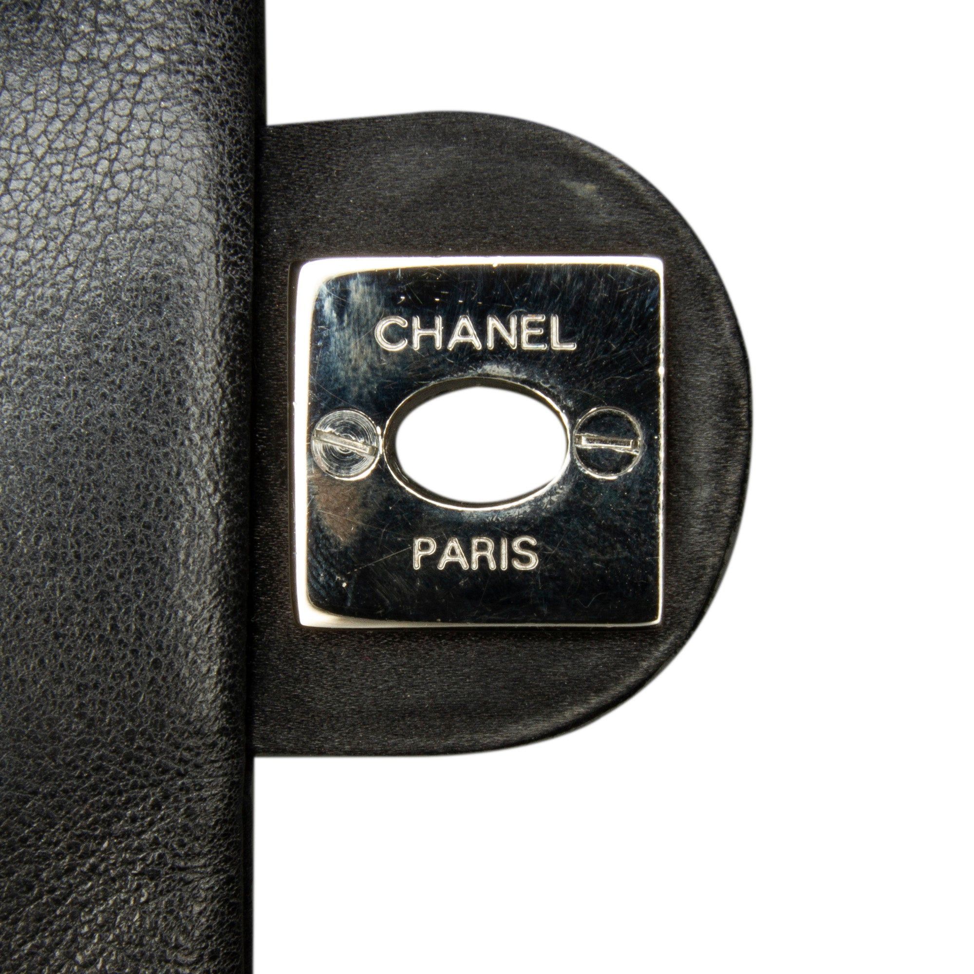 Chanel Chanel Extra Mini Satin Choco Bar Charms Flap Bag Black Size ONE SIZE - 9 Thumbnail