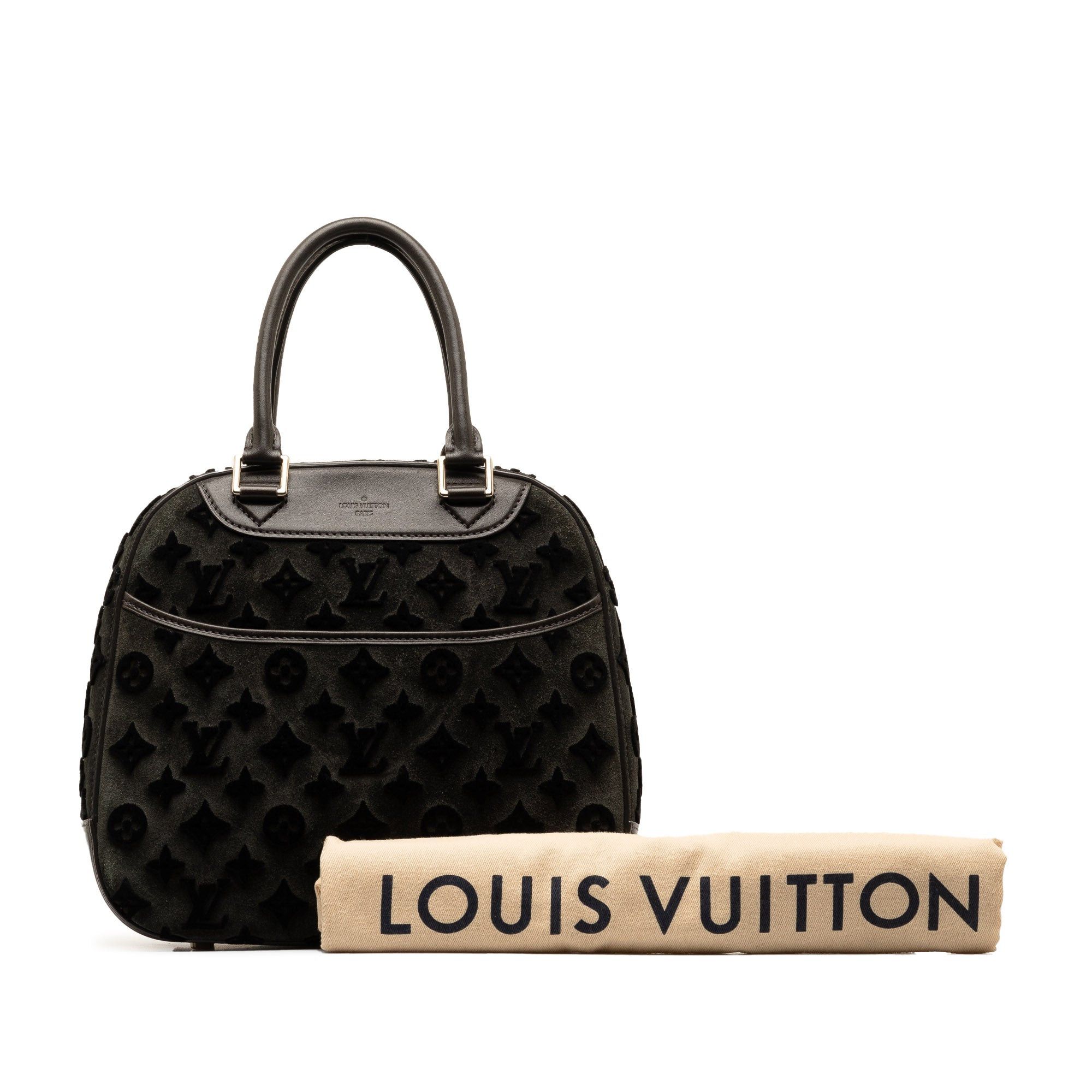 Louis Vuitton Louis Vuitton Monogram Tuffetage Deauville Cube Black Size ONE SIZE - 11 Thumbnail