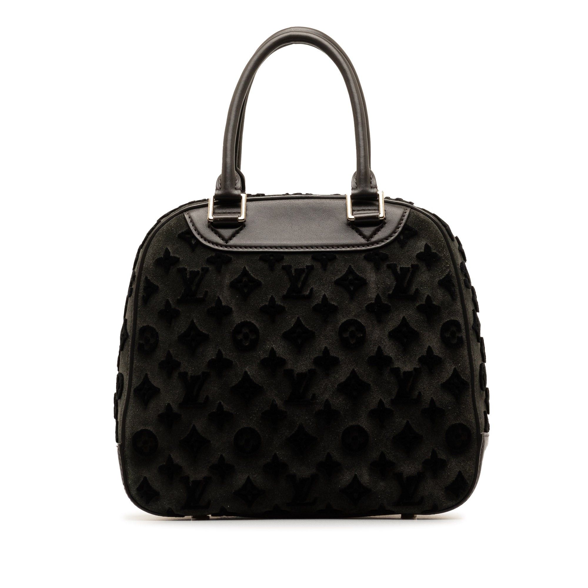 Louis Vuitton Louis Vuitton Monogram Tuffetage Deauville Cube Black Size ONE SIZE - 3 Thumbnail