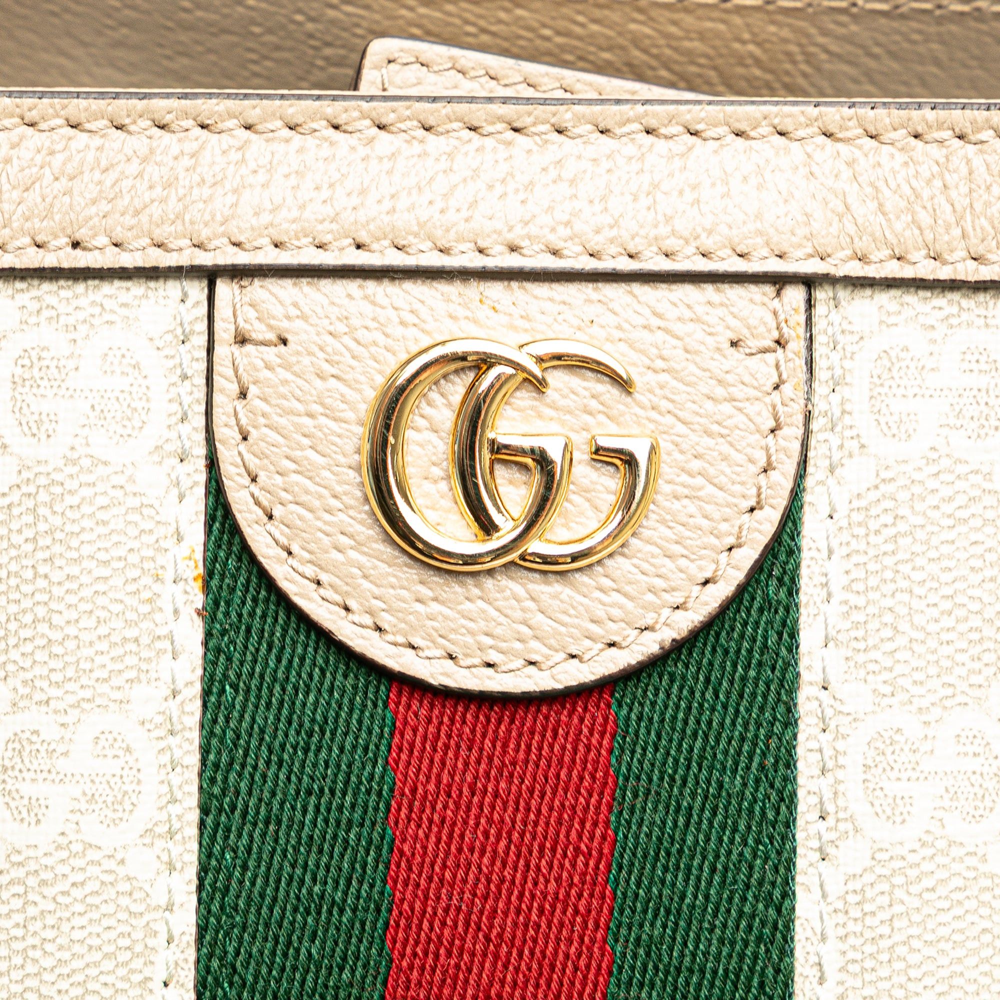 Gucci Gucci Medium GG Supreme Ophidia Tote Brown Size ONE SIZE - 8 Thumbnail