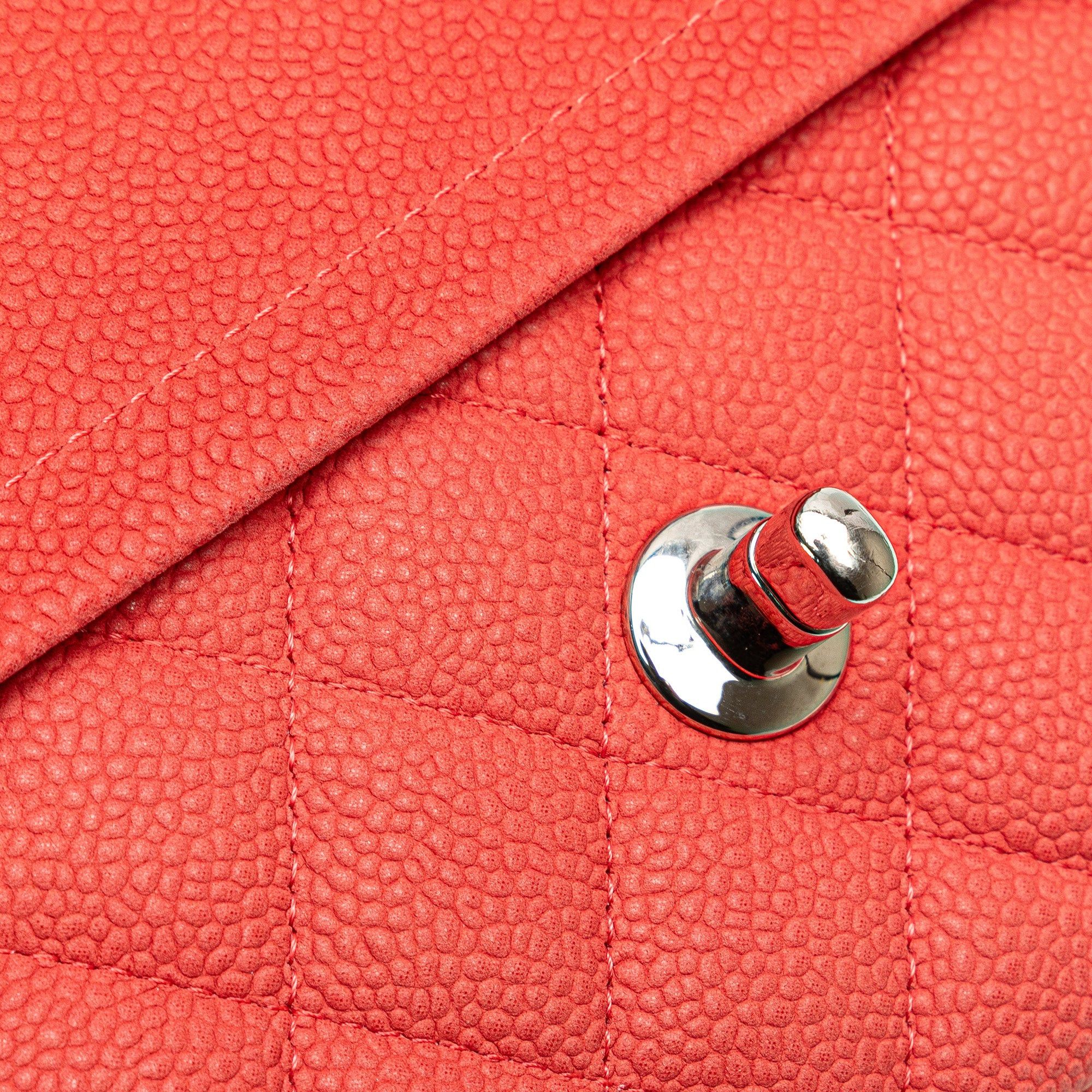 Chanel Chanel Medium Classic Caviar Double Flap Pink Size ONE SIZE - 11 Thumbnail